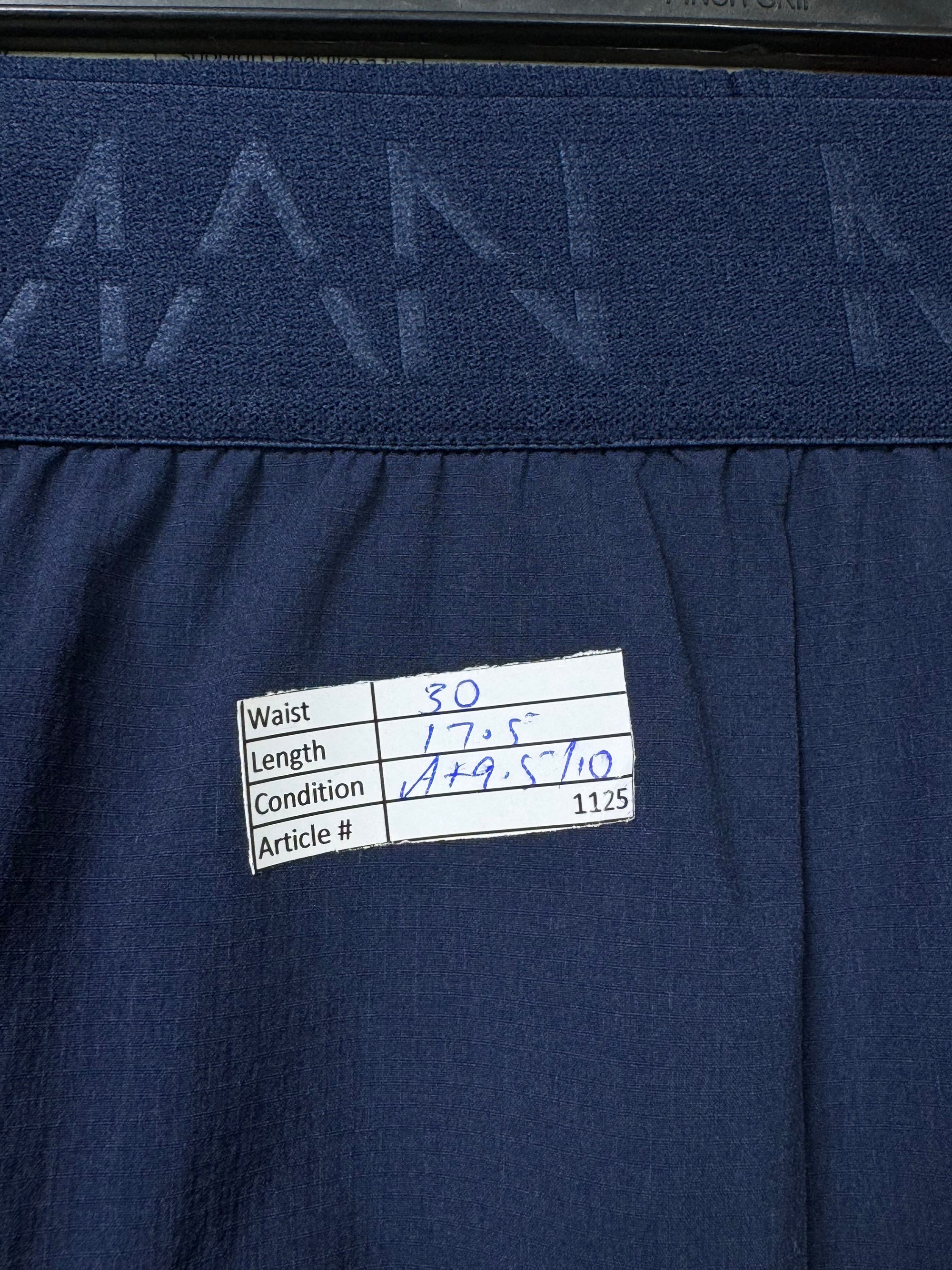 Man® Waist: 30" | Navy Blue | Shorts | 1125 - Genuine Maal