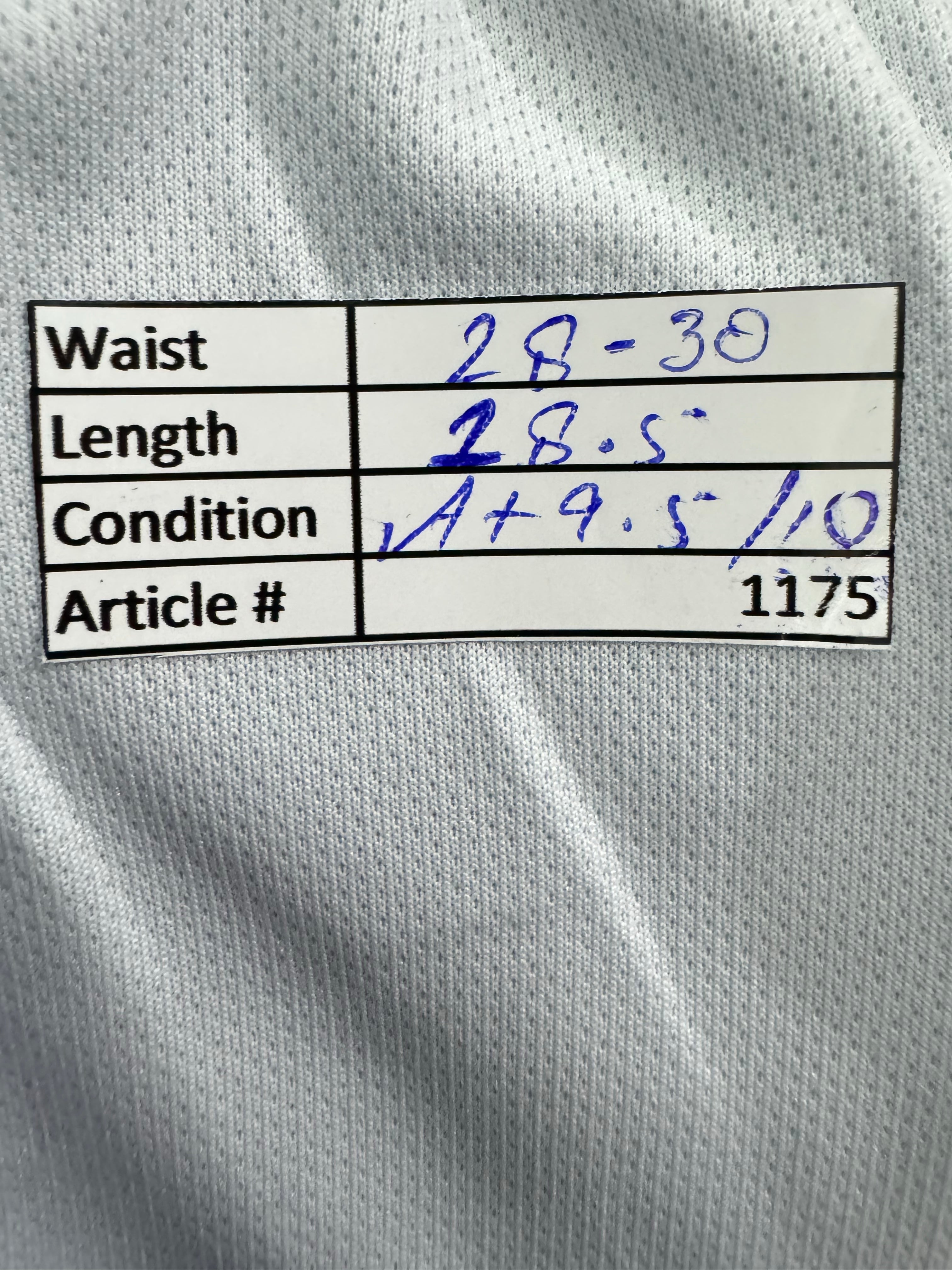 N*ke® Waist: 28" | Silver | Chelsea Football Sports Shorts | Poly | 1175 - Genuine Maal