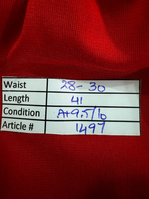 P*ma® Waist: 28" to 30" | Red | Sports Trousers | Poly | 1497 - Genuine Maal
