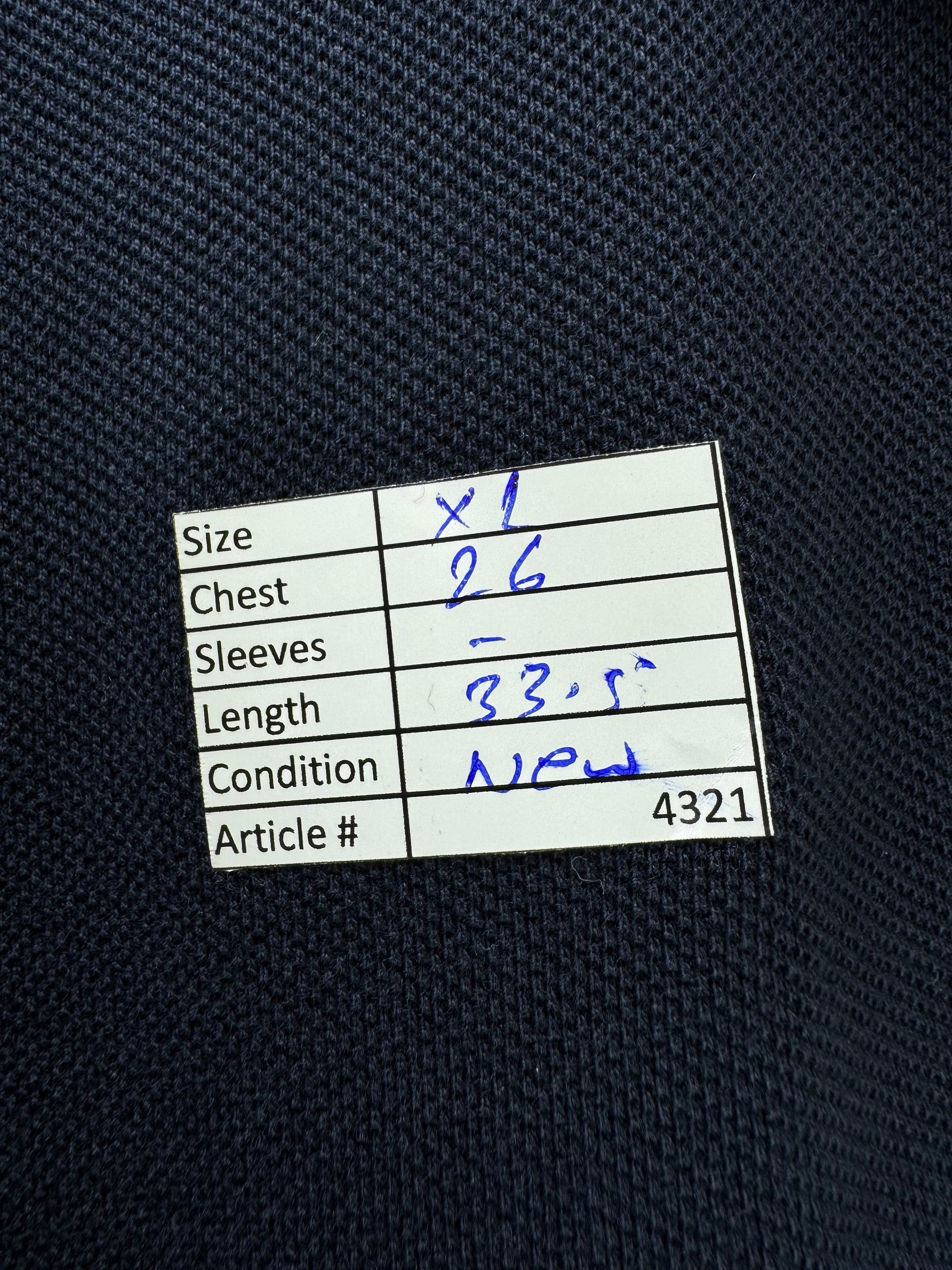 Tommy Hilfig*r® XL | Chest: 26" | Space Blue | Polo | Cotton | 4321 - Genuine Maal