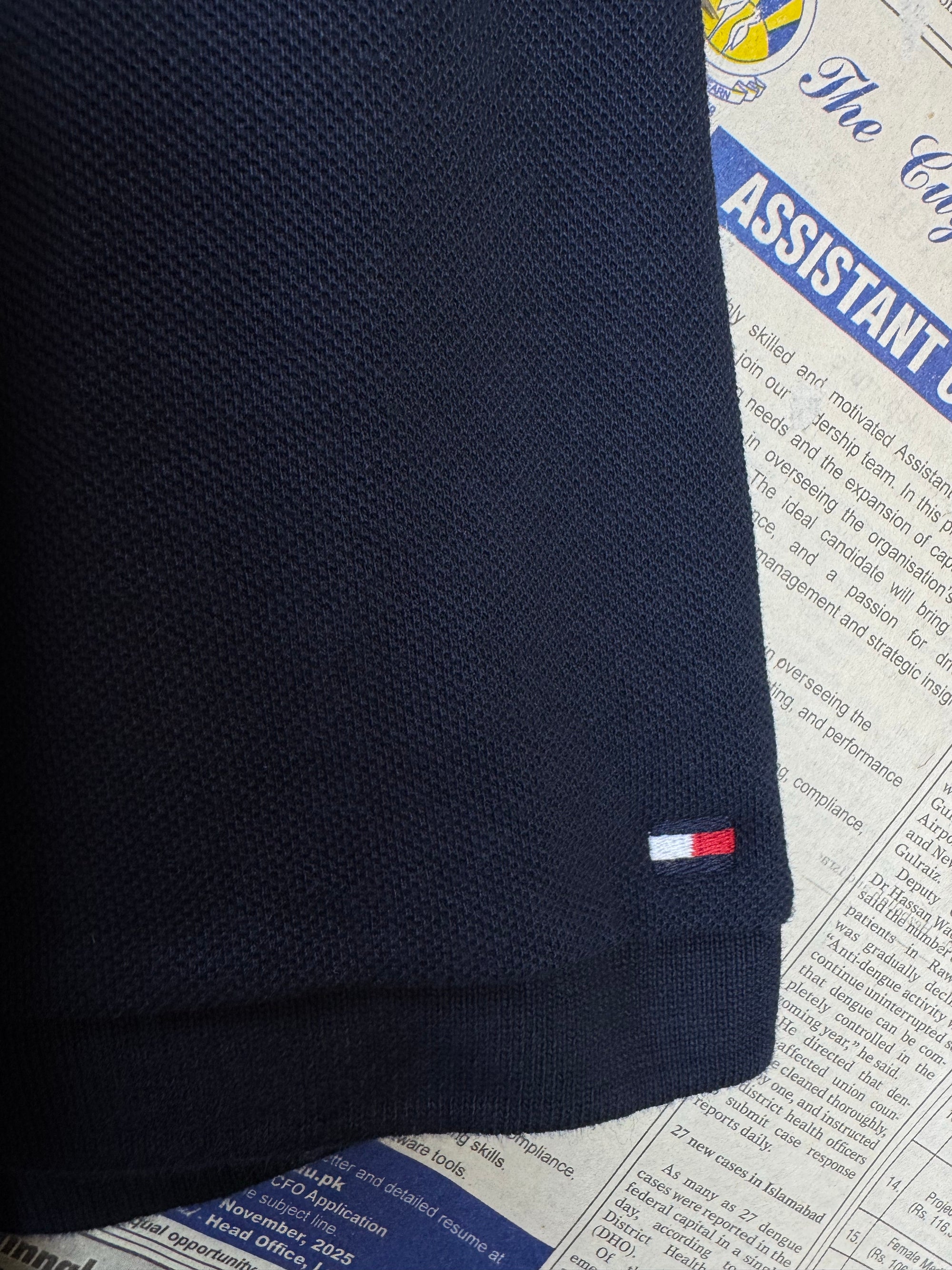 Tommy Hilfig*r® XL | Chest: 26" | Space Blue | Polo | Cotton | 4321 - Genuine Maal