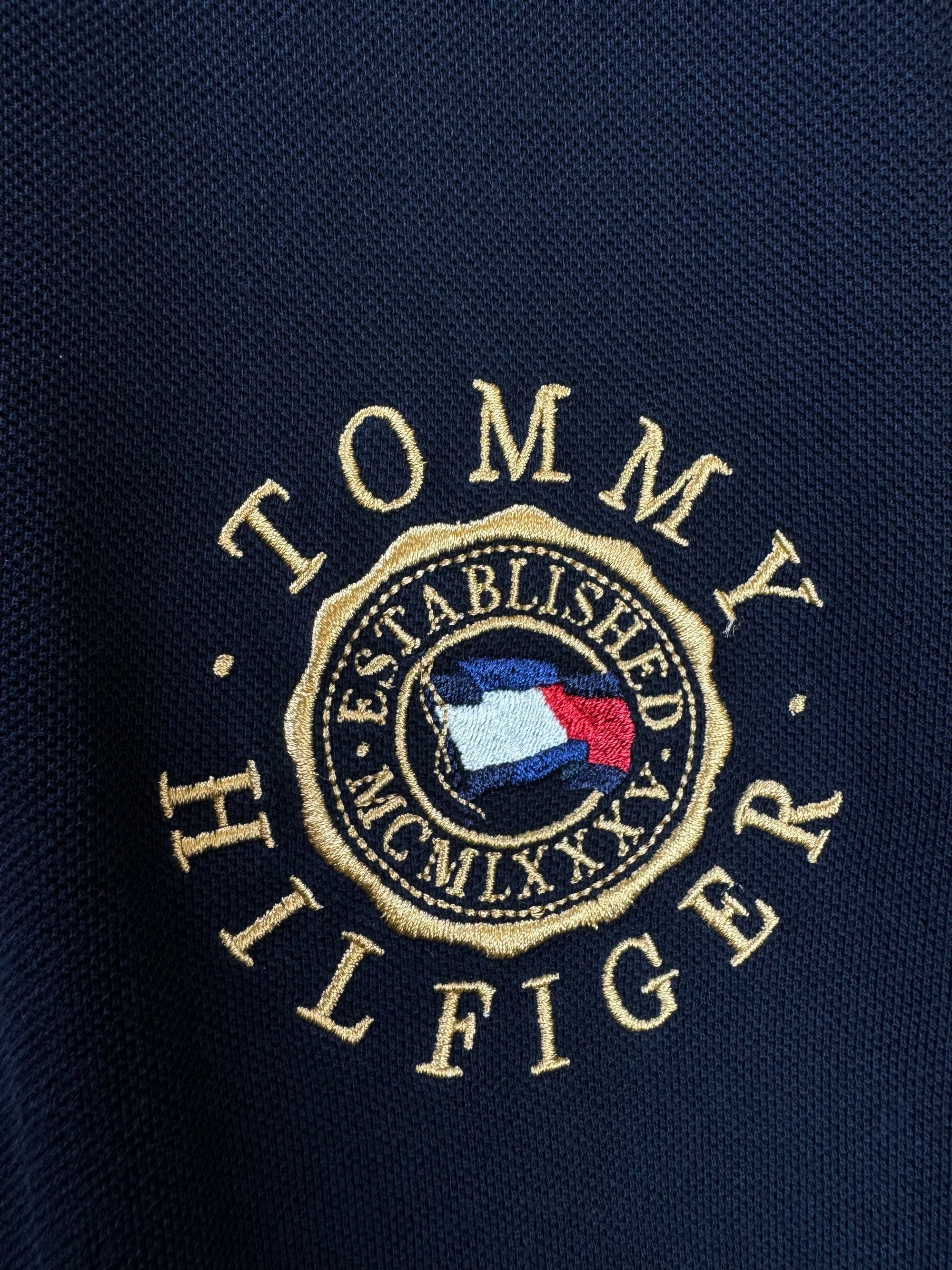 Tommy Hilfig*r® XL | Chest: 26" | Space Blue | Polo | Cotton | 4321 - Genuine Maal