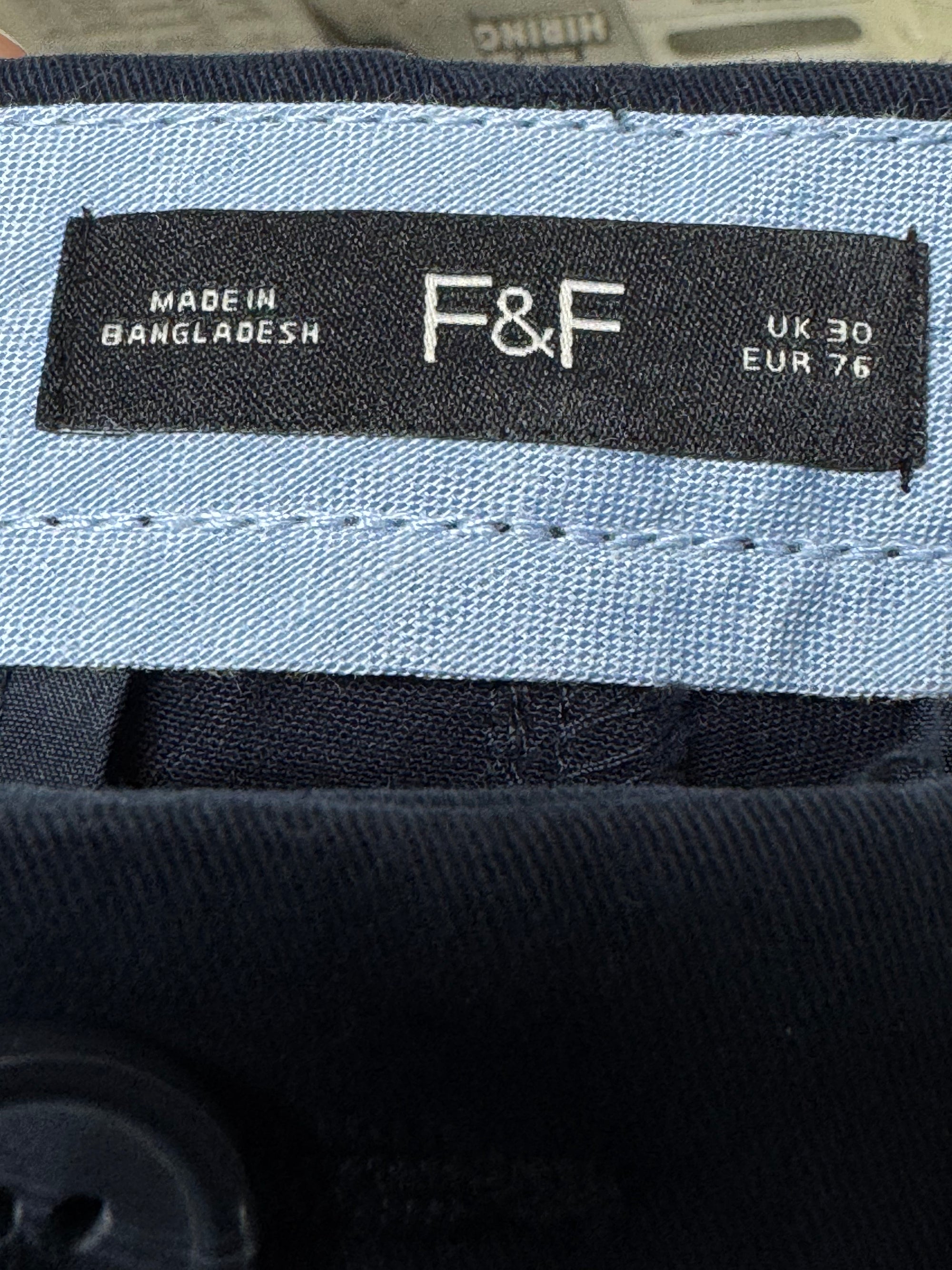 F&F® Waist: 30" | Navy Blue | Shorts | Cotton | 1149 - Genuine Maal