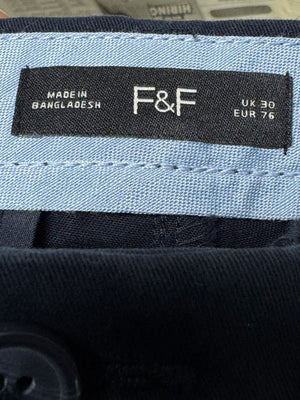 F&F® Waist: 30" | Navy Blue | Shorts | Cotton | 1149 - Genuine Maal