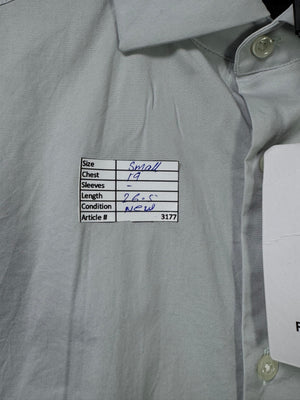 Reiss® Small | Chest: 19" | Grey | Shirt | Cotton Blend | 3177 - Genuine Maal