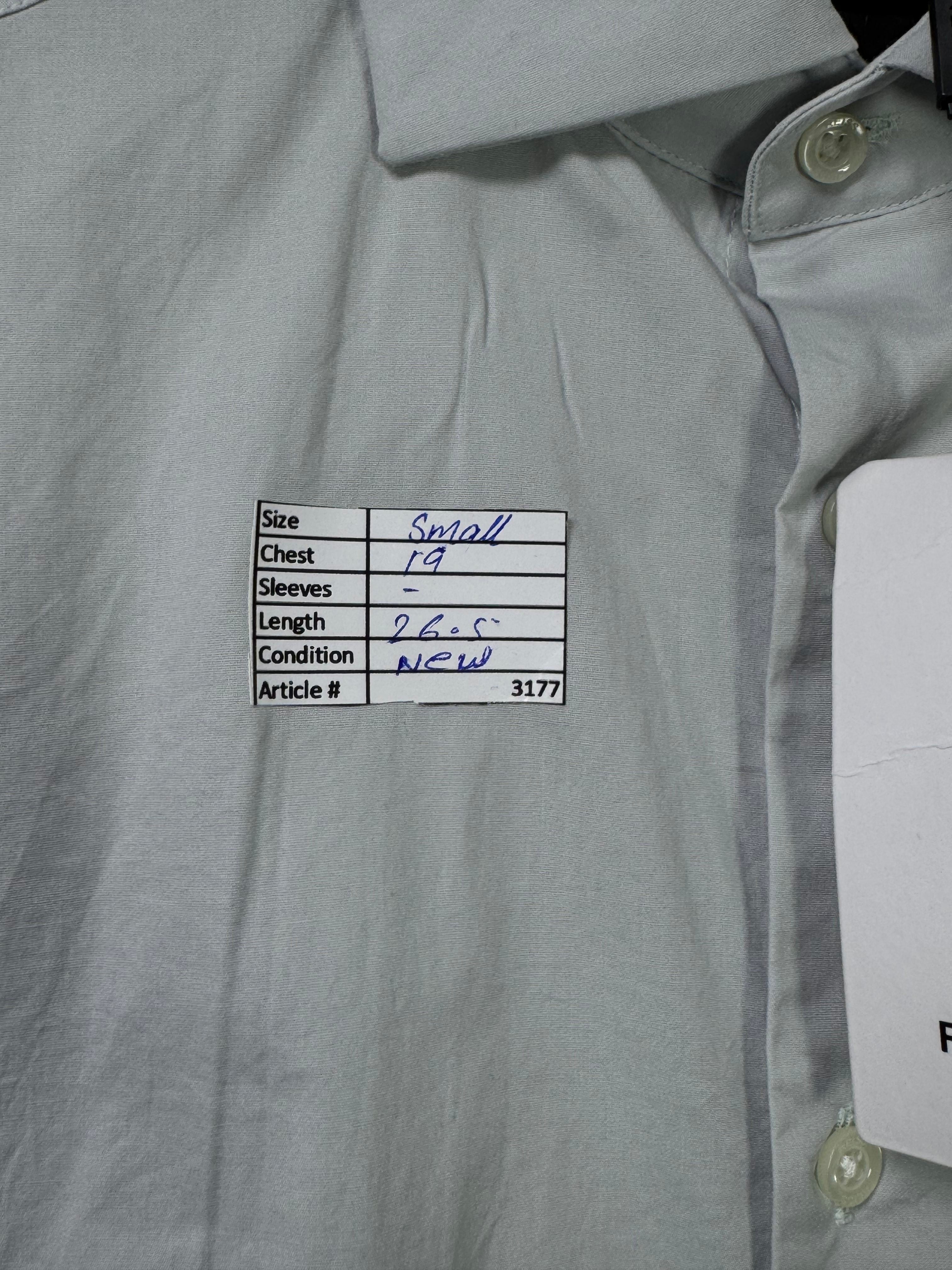 Reiss® Small | Chest: 19" | Grey | Shirt | Cotton Blend | 3177 - Genuine Maal