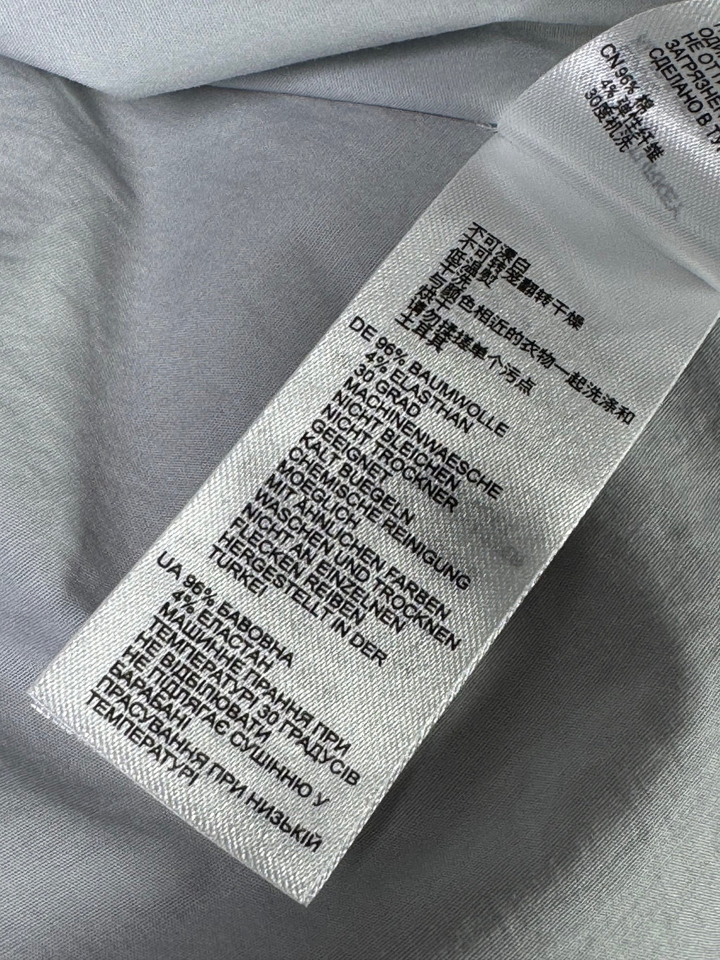 Reiss® Small | Chest: 19" | Grey | Shirt | Cotton Blend | 3177 - Genuine Maal