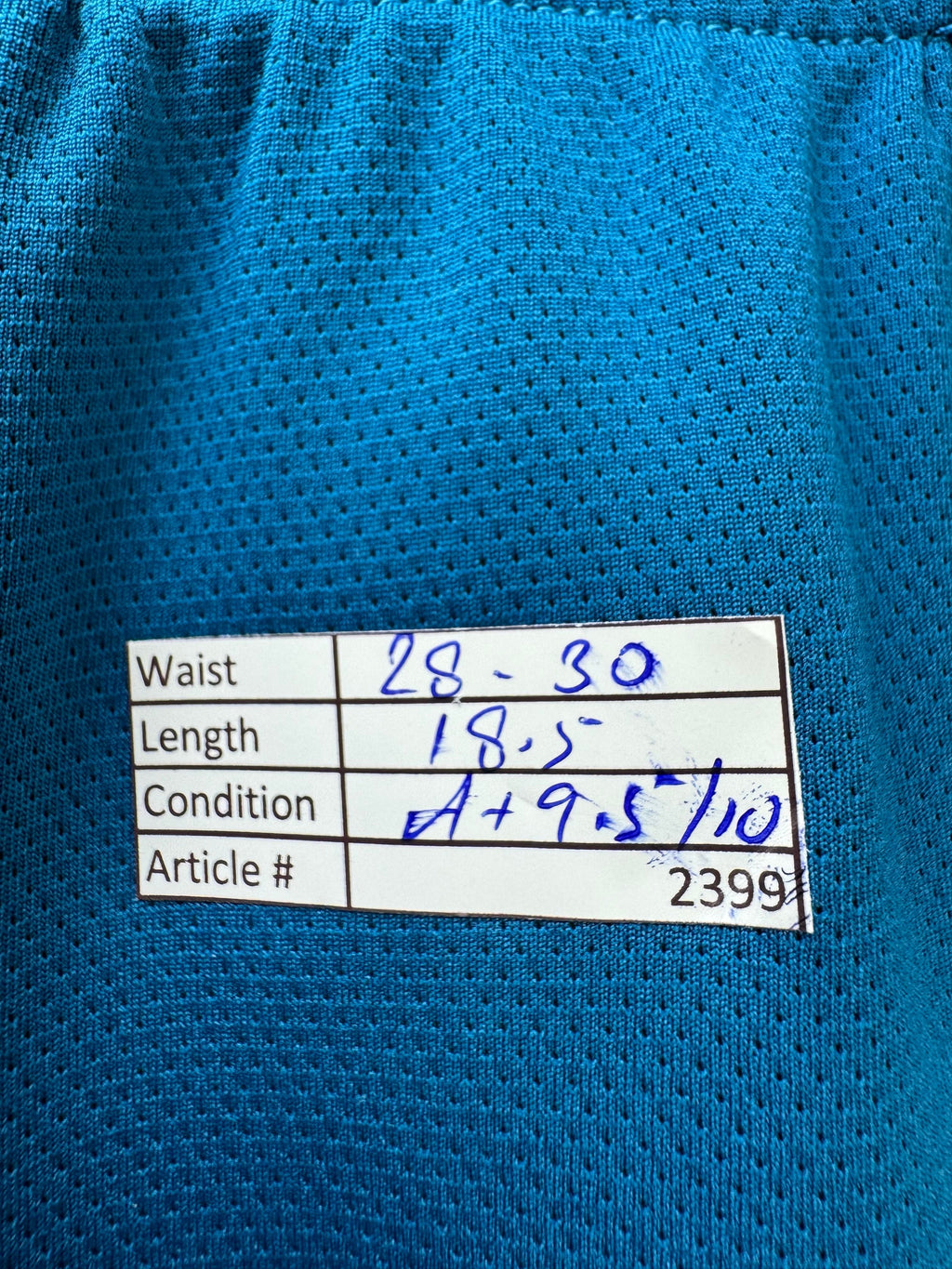 N*ke® Waist: 28" to 30" | Blue | Sports Shorts | Poly | 2399 - Genuine Maal