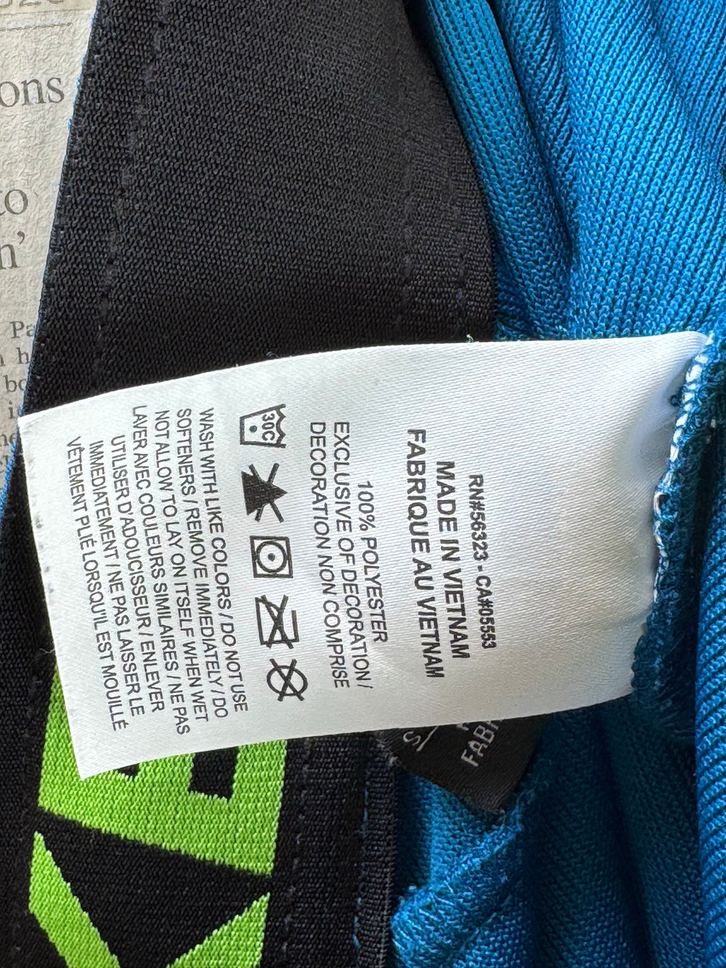 N*ke® Waist: 28" to 30" | Blue | Sports Shorts | Poly | 2399 - Genuine Maal