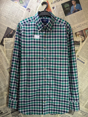 Charles Tyrwhitt® Large | Chest 23” | Check | Oxford Shirt | Cotton | 4322 - Genuine Maal