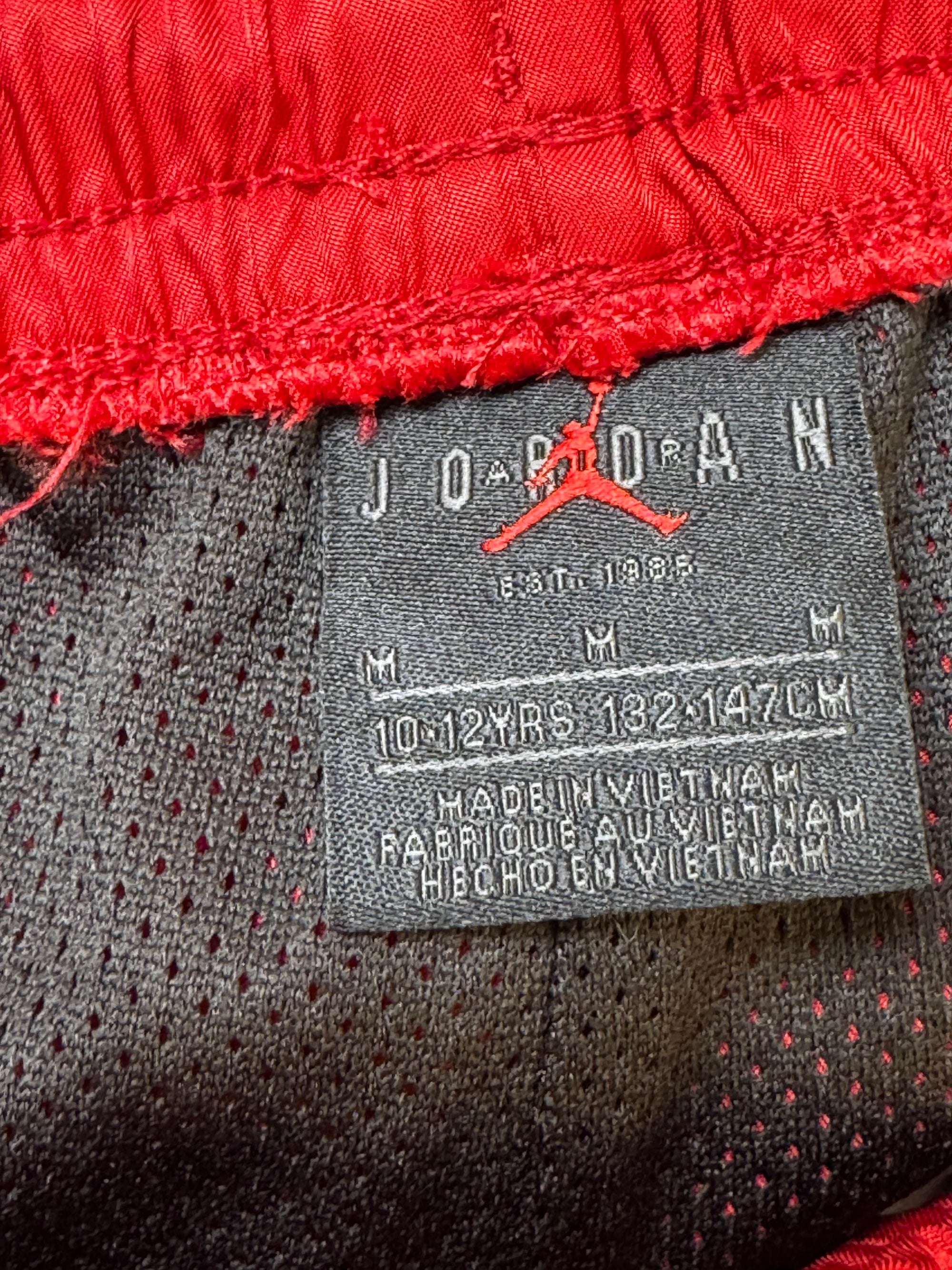 Jordan® Waist: 26" | Red | Activewear Shorts | Inner: Mesh | Poly | 1119 - Genuine Maal