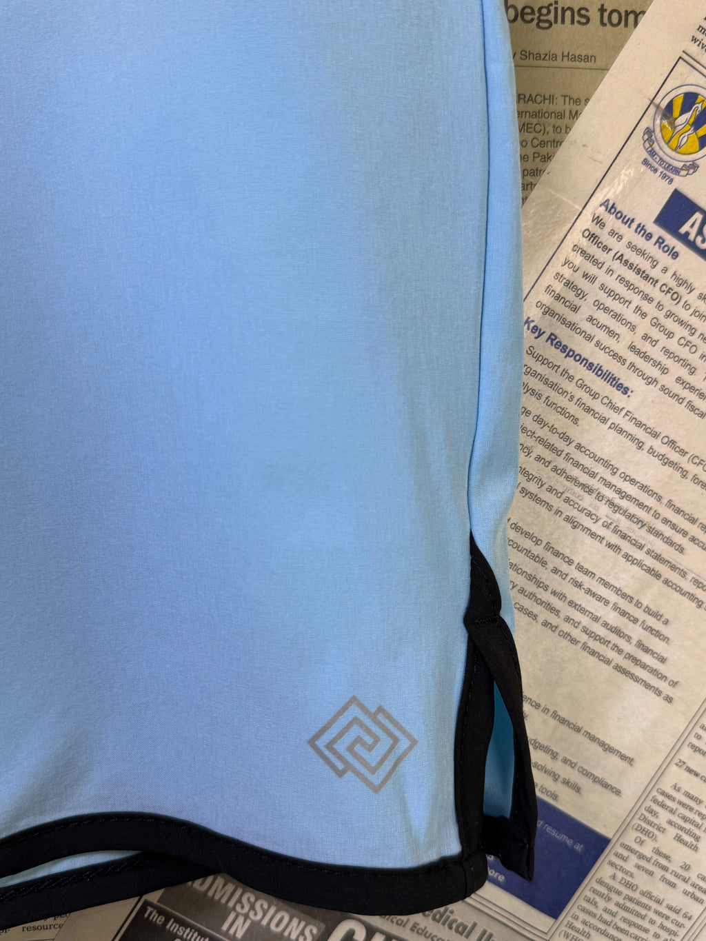 Zelos® Waist: 28" | Blue | Gym Shorts | Poly - Spandex | 1121 - Genuine Maal