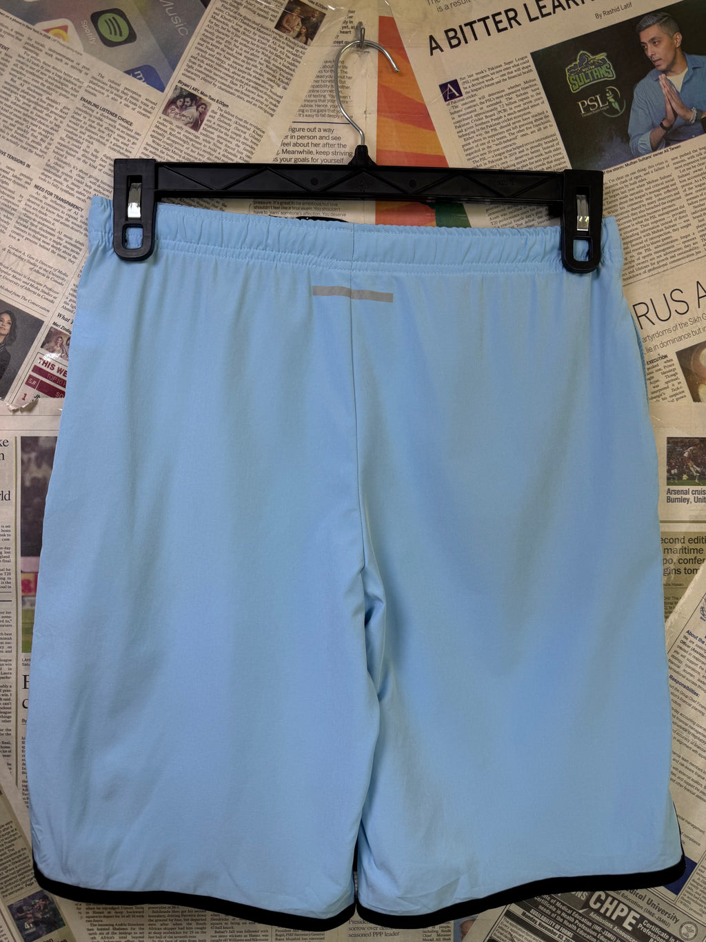 Zelos® Waist: 28" | Blue | Gym Shorts | Poly - Spandex | 1121 - Genuine Maal