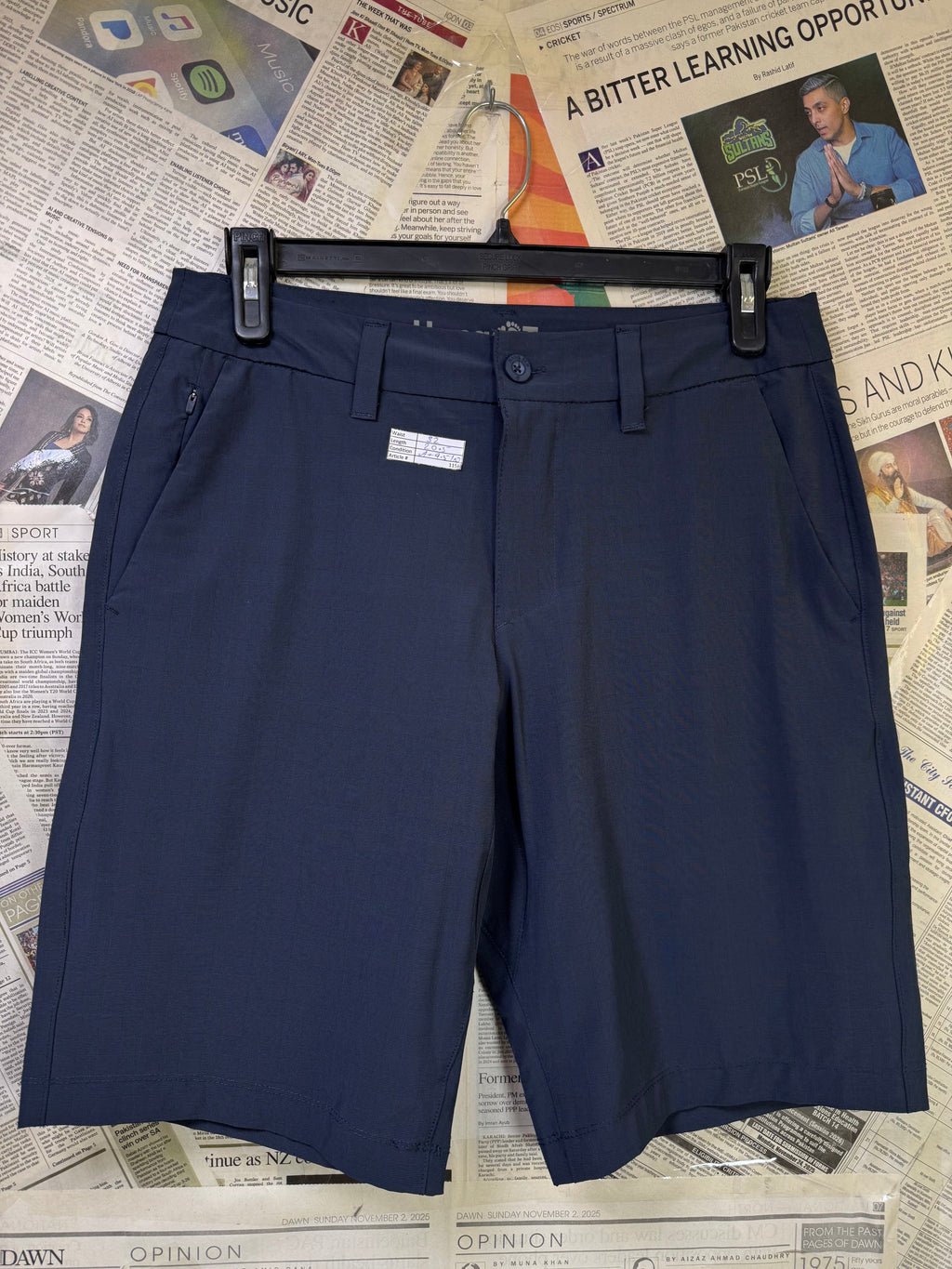 HangTen® Waist: 32" | Blue | Golf Shorts | Poly - Elastane | 1156 - Genuine Maal