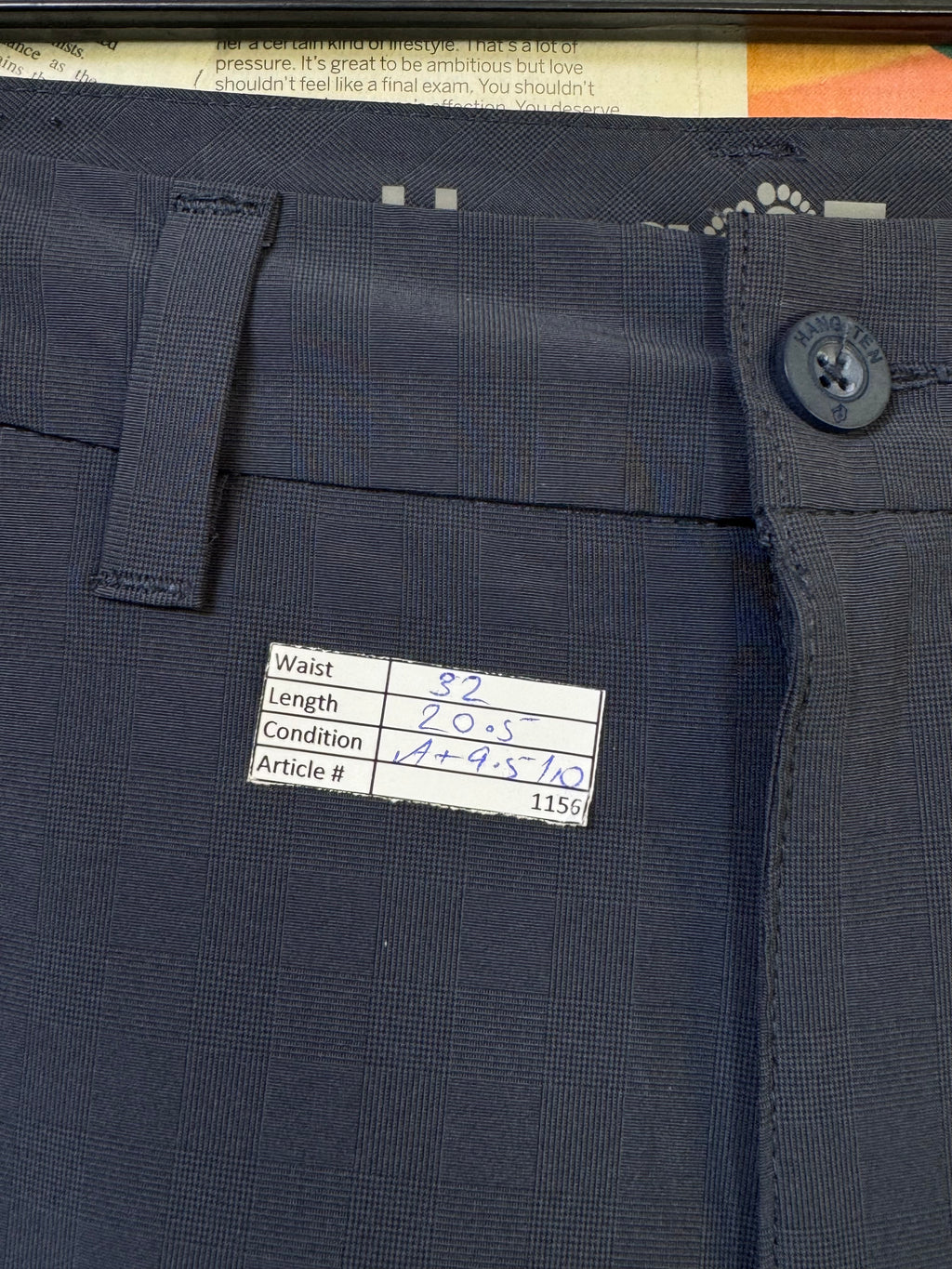 HangTen® Waist: 32" | Blue | Golf Shorts | Poly - Elastane | 1156 - Genuine Maal