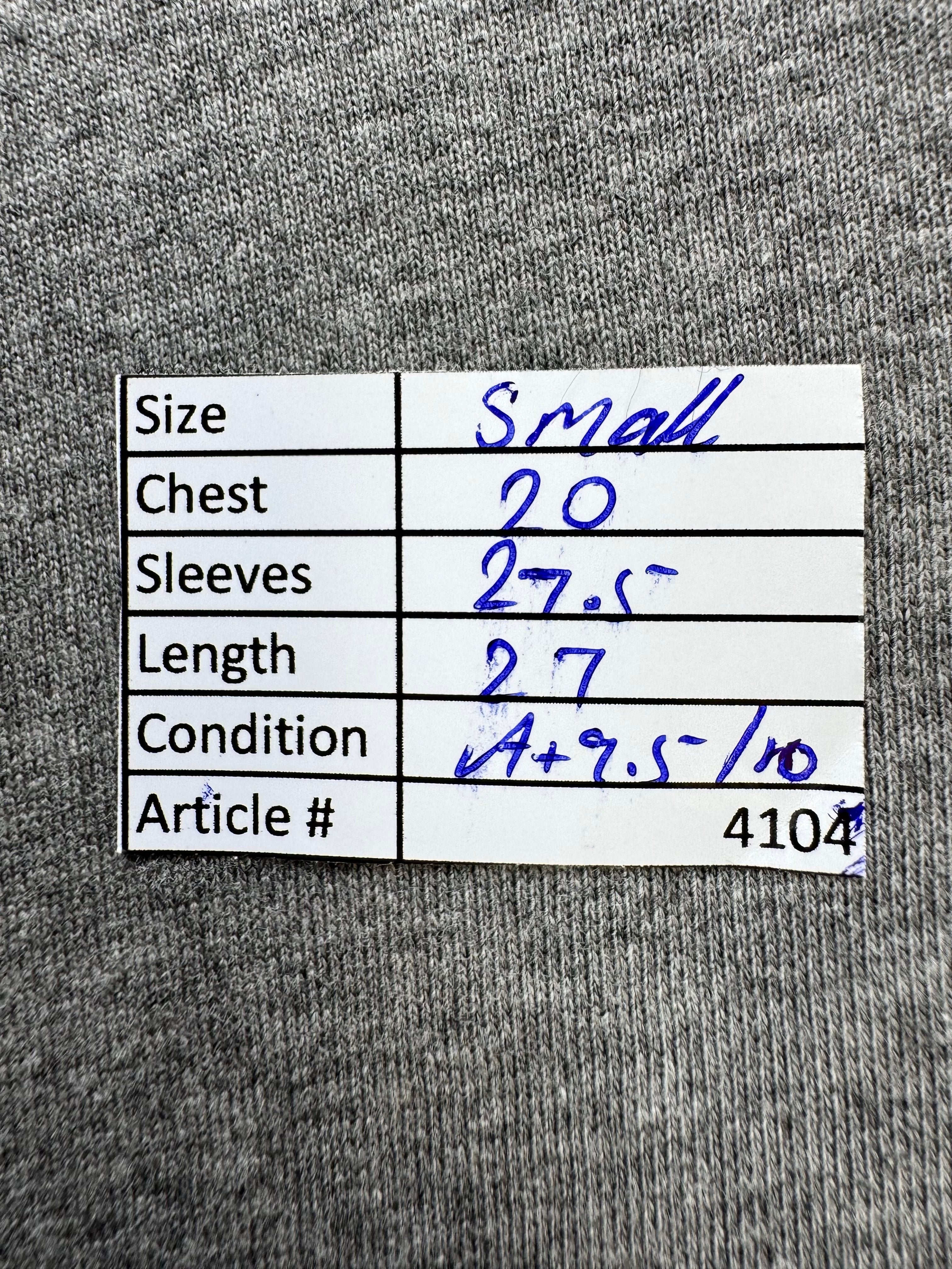 USPA® Small | Chest: 20" | Grey | Fullsleeves T-Shirt | Cotton - Viscose | 4104 - Genuine Maal