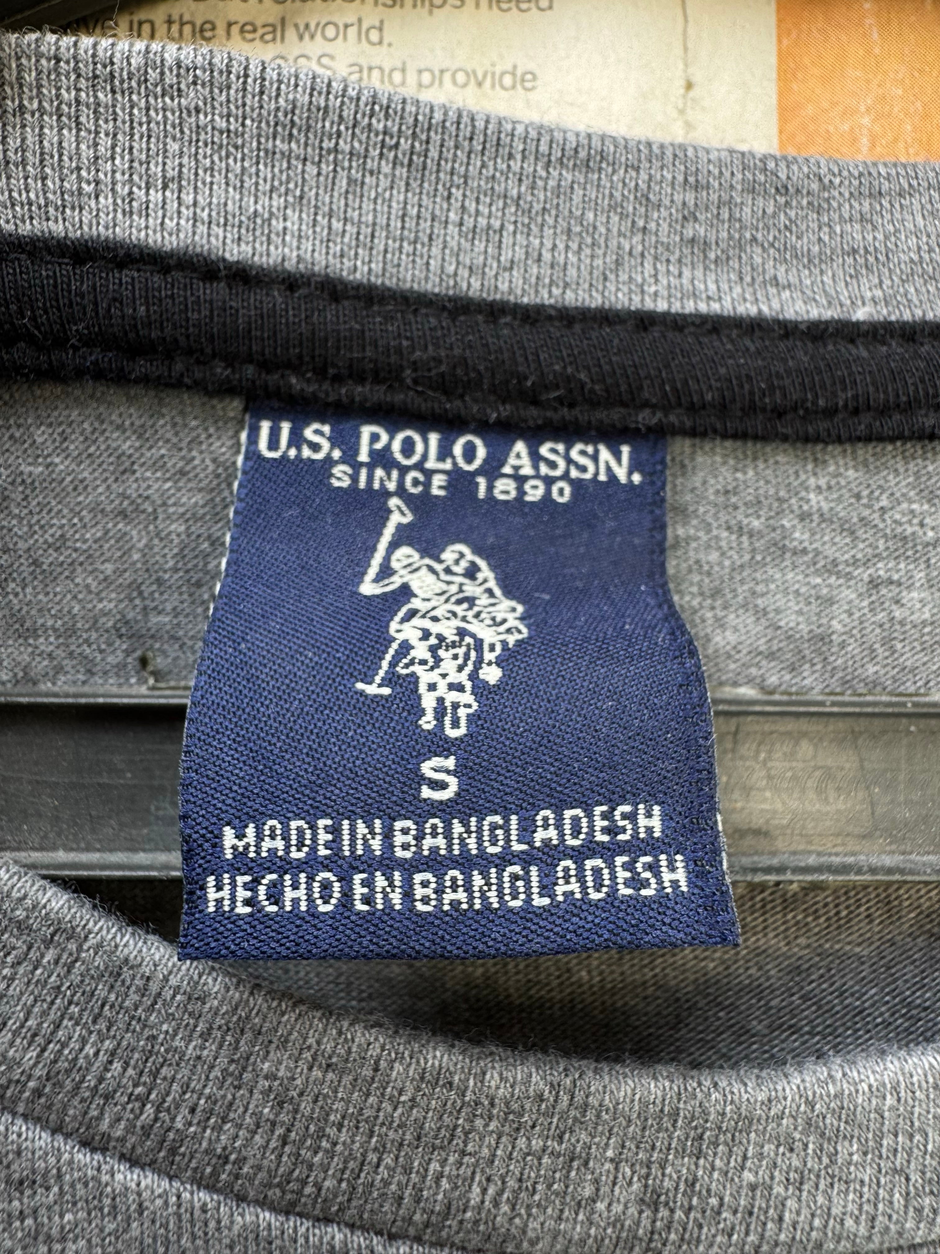 USPA® Small | Chest: 20" | Grey | Fullsleeves T-Shirt | Cotton - Viscose | 4104 - Genuine Maal