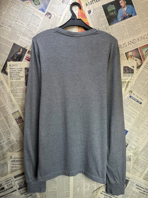USPA® Small | Chest: 20" | Grey | Fullsleeves T-Shirt | Cotton - Viscose | 4104 - Genuine Maal