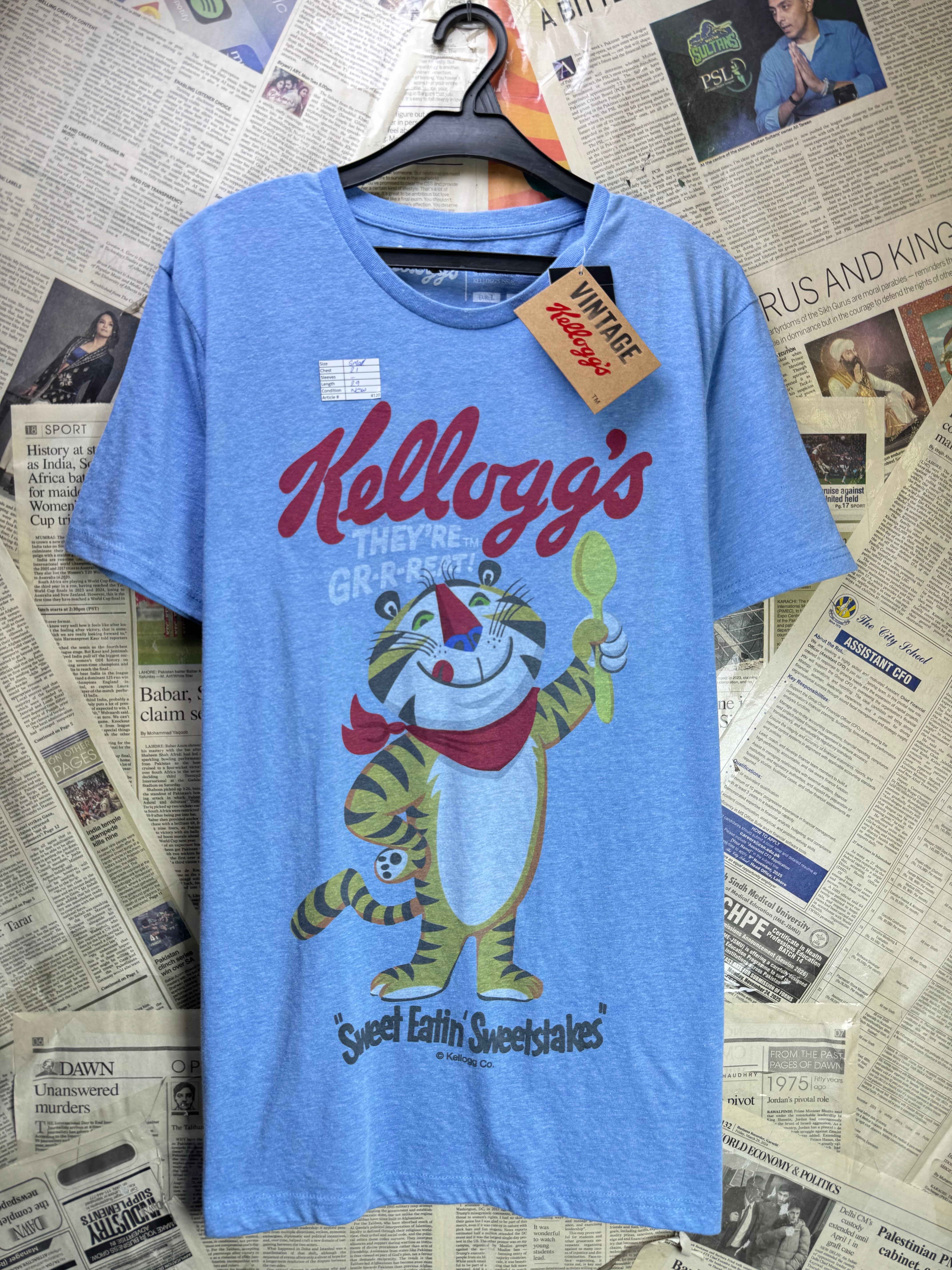 Pull & Bear® Small | Chest: 21" | Blue | T-Shirt | Poly - Cotton | 4120 - Genuine Maal