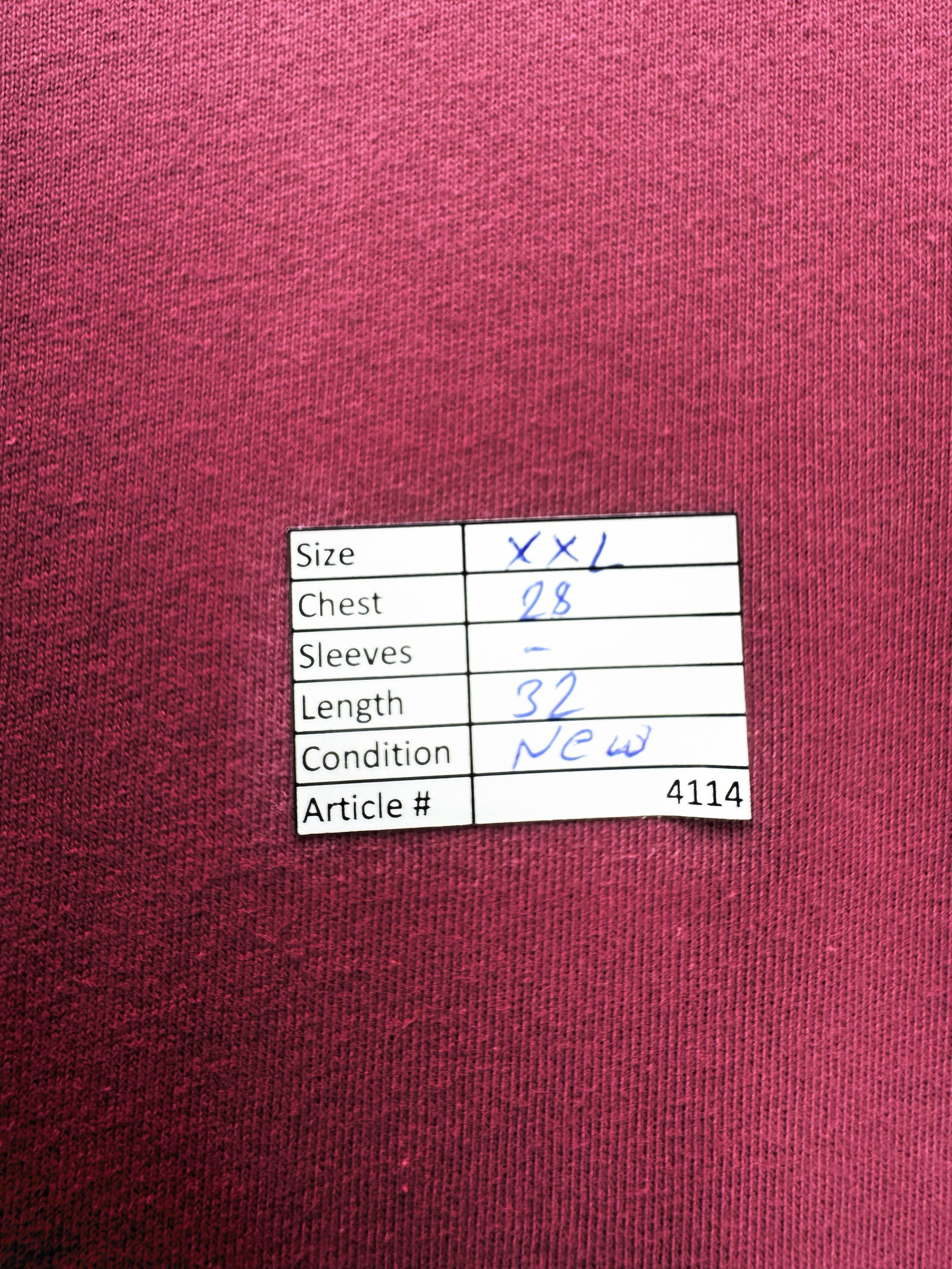 Decathlon® XXL | Chest: 28" | Pale Red | T-Shirt | Cotton - Elastane | 4114 - Genuine Maal