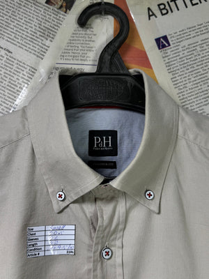 PdH® Small | Chest: 20" | Light Beige | Shirt | Cotton | 3186 - Genuine Maal