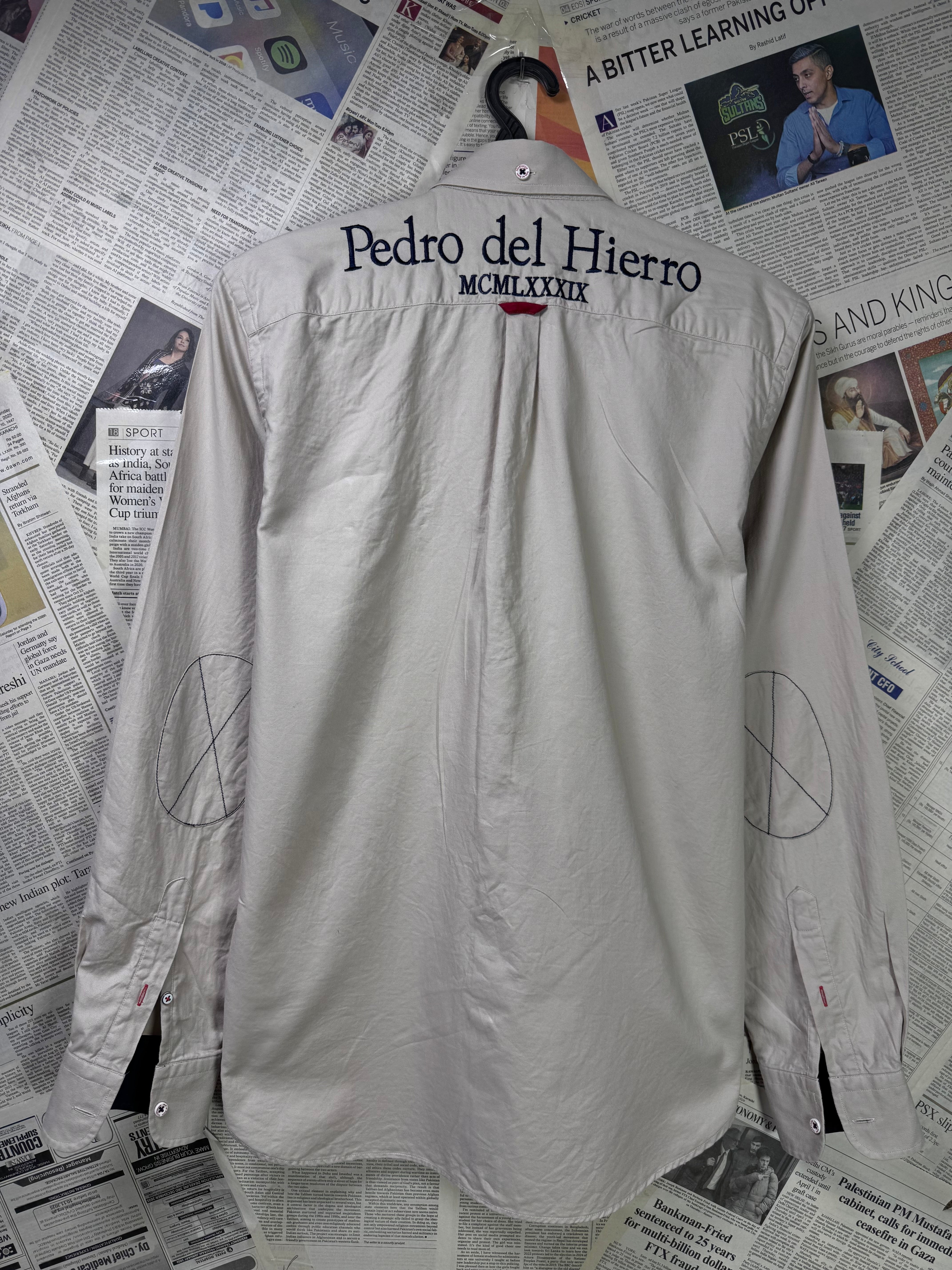 PdH® Small | Chest: 20" | Light Beige | Shirt | Cotton | 3186 - Genuine Maal