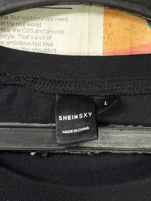 Sheni® Large | Chest: 23.5" | Black | T-Shirt | Cotton | 3188 - Genuine Maal