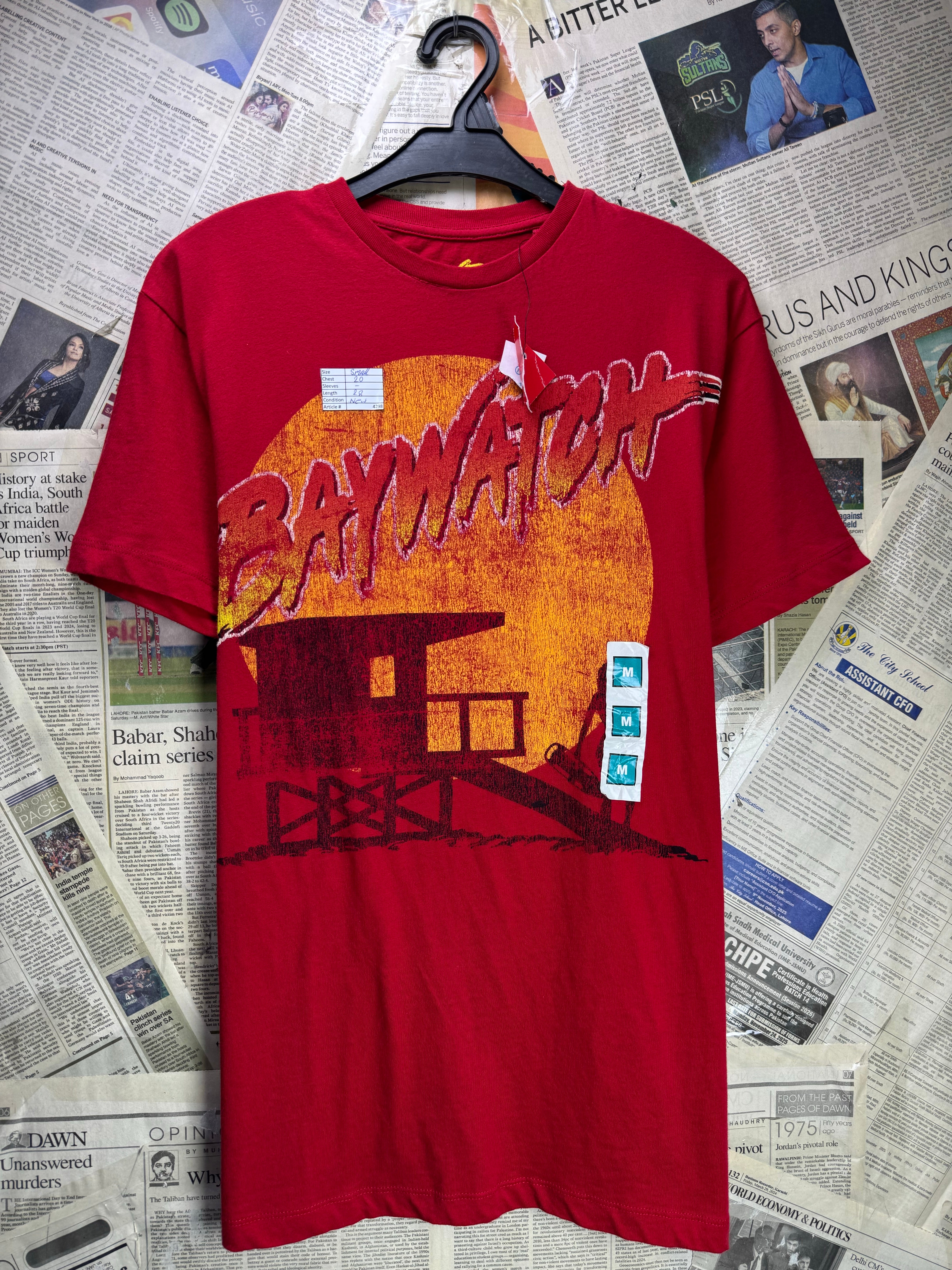 Baywatch® Small | Chest: 20" | T-Shirt | Cotton | 4298 - Genuine Maal