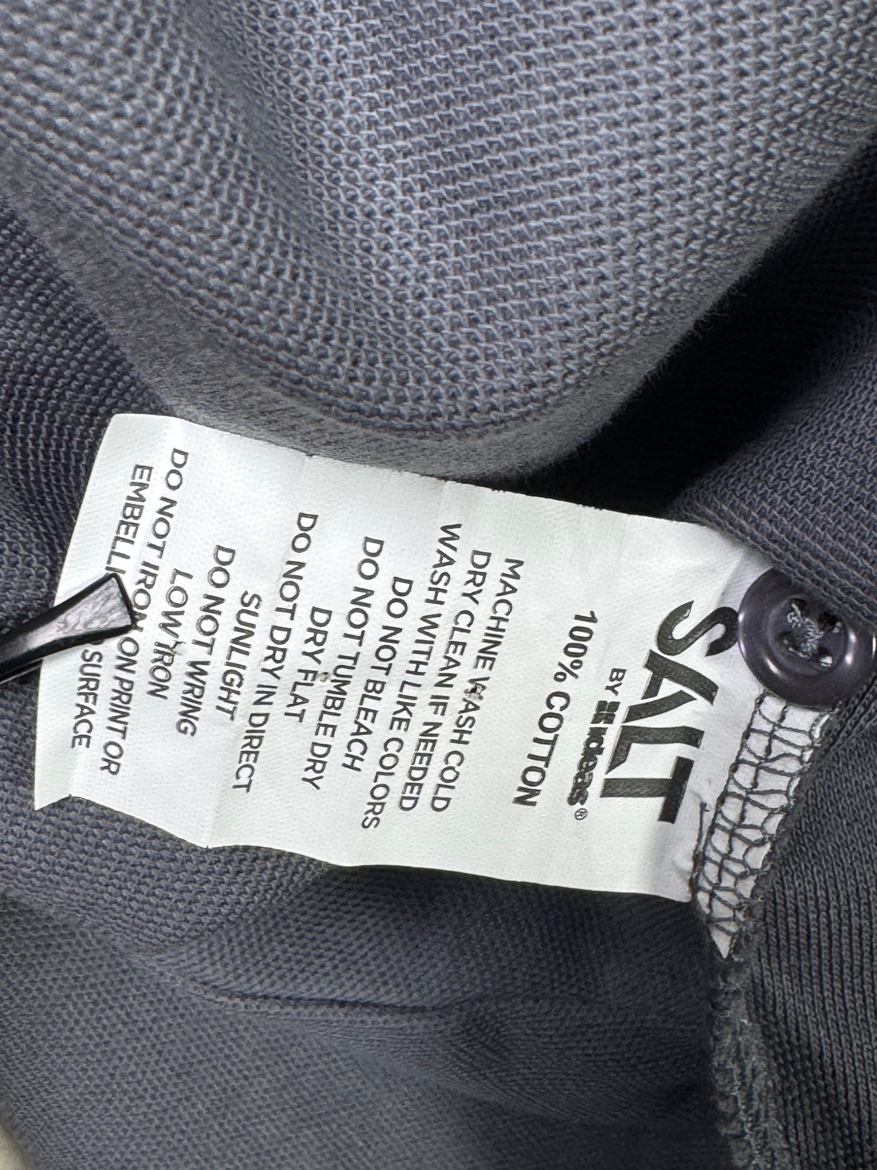 Salt® Small | Chest: 19" | Charcol | Polo Shirt | Cotton | 3382 - Genuine Maal