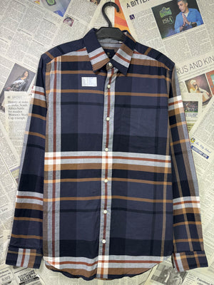 Next® Small | Chest: 20" | Plaid Shirt | Cotton | 3355 - Genuine Maal