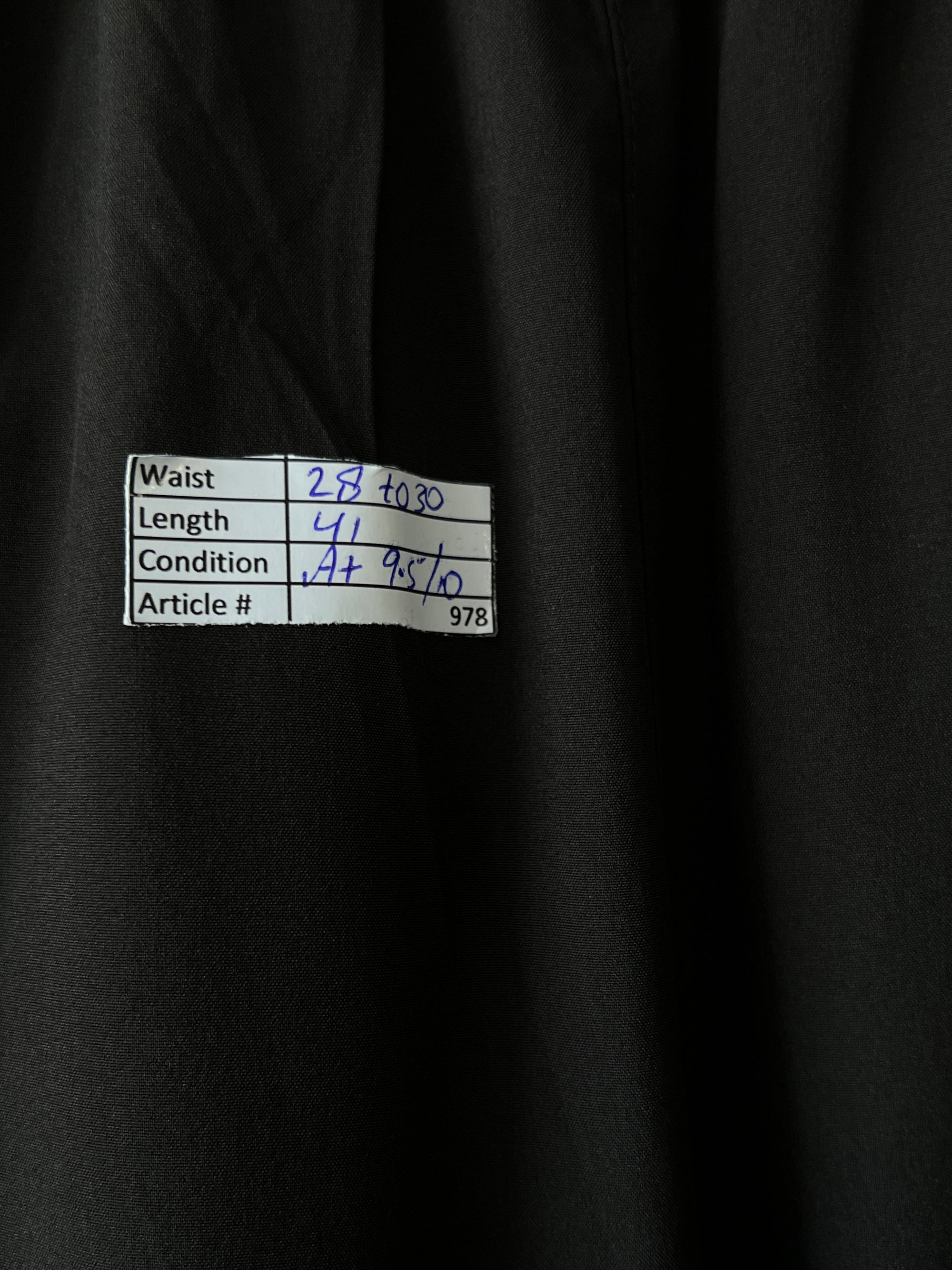 N*KE® Black | Waist: 28" to 30" | Trouser | 978 - Genuine Maal