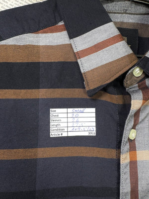 Next® Small | Chest: 20" | Plaid Shirt | Cotton | 3355 - Genuine Maal