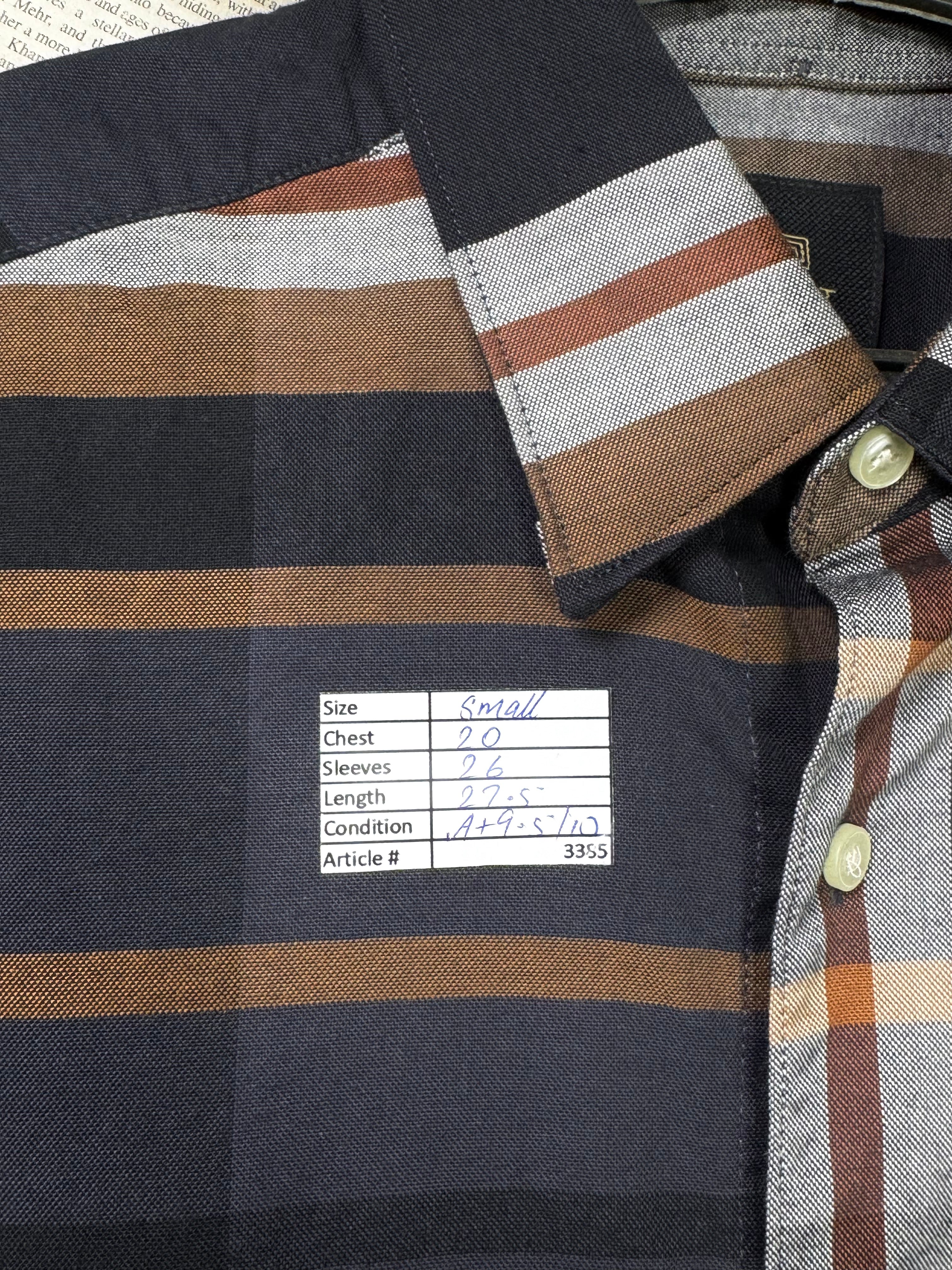 Next® Small | Chest: 20" | Plaid Shirt | Cotton | 3355 - Genuine Maal