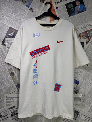 N*ke® Large | Chest: 23.5" | Coconut Milk | T-Shirt | Cotton | 3386 - Genuine Maal
