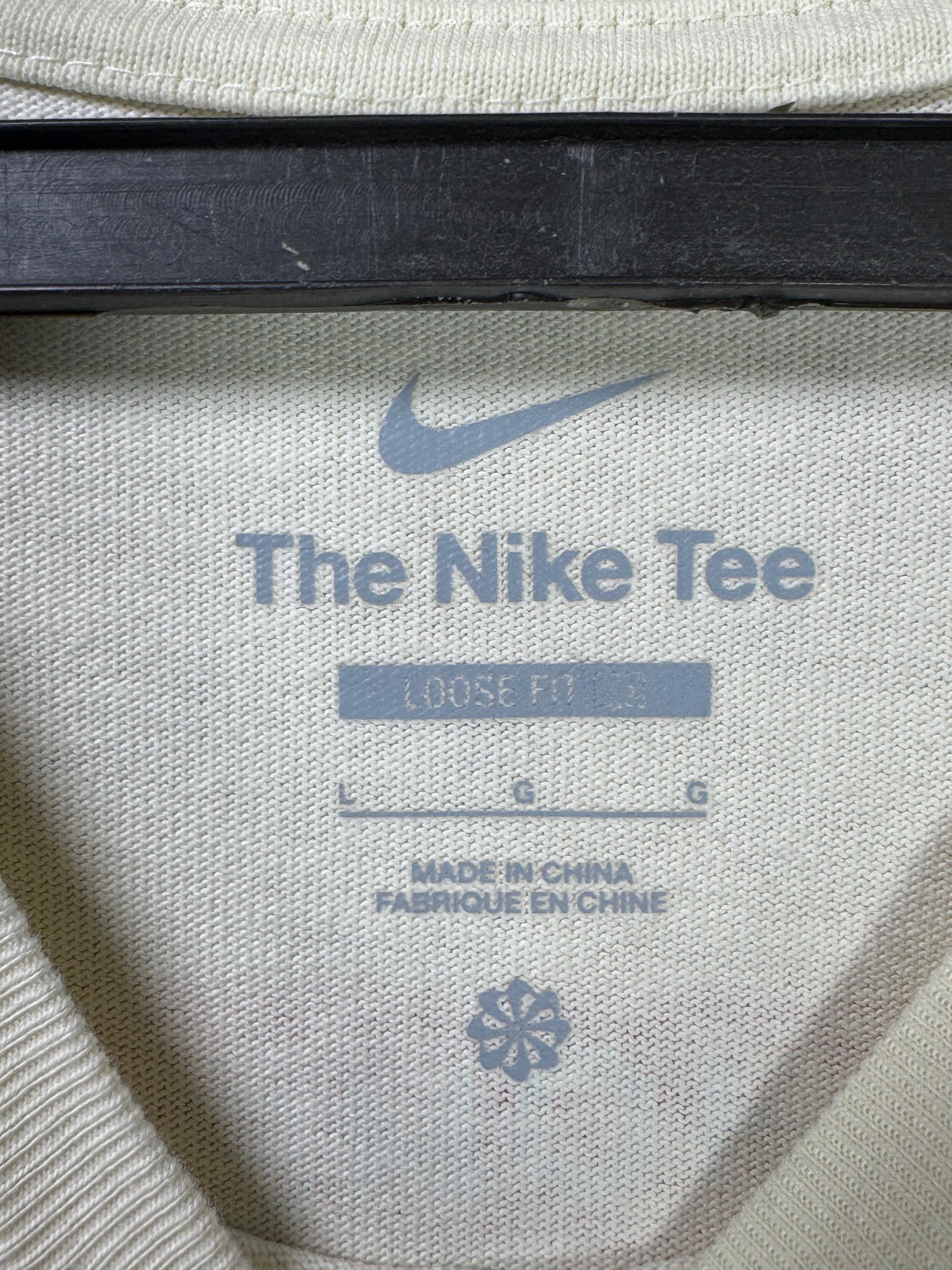 N*ke® Large | Chest: 23.5" | Coconut Milk | T-Shirt | Cotton | 3386 - Genuine Maal