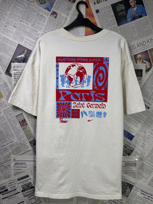 N*ke® Large | Chest: 23.5" | Coconut Milk | T-Shirt | Cotton | 3386 - Genuine Maal