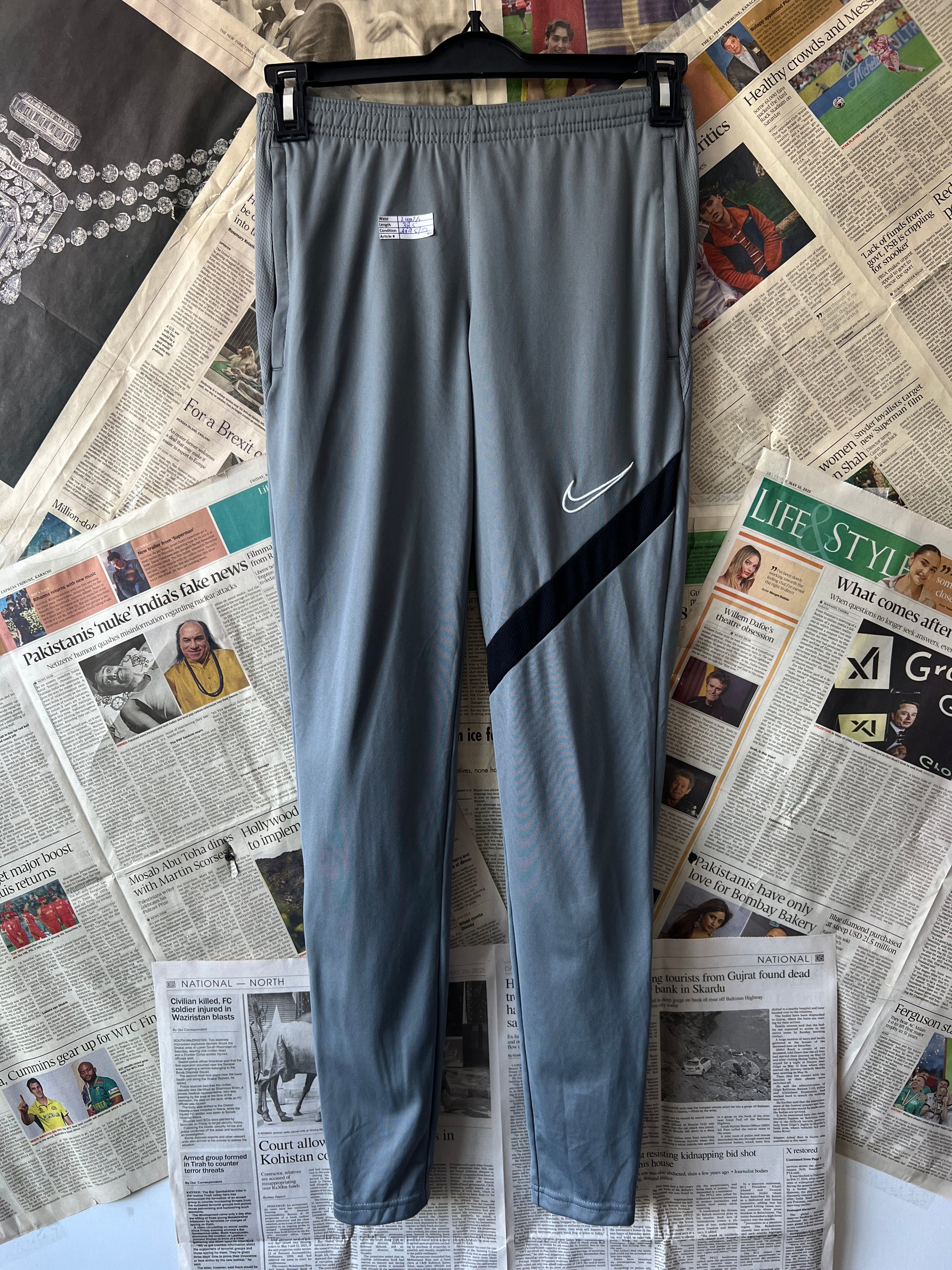 N*KE® Grey | Waist: 24" to 26" | Trouser | 990 - Genuine Maal