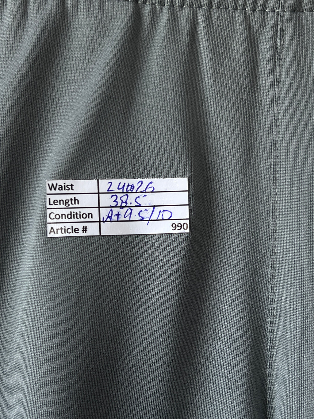 N*KE® Grey | Waist: 24" to 26" | Trouser | 990 - Genuine Maal