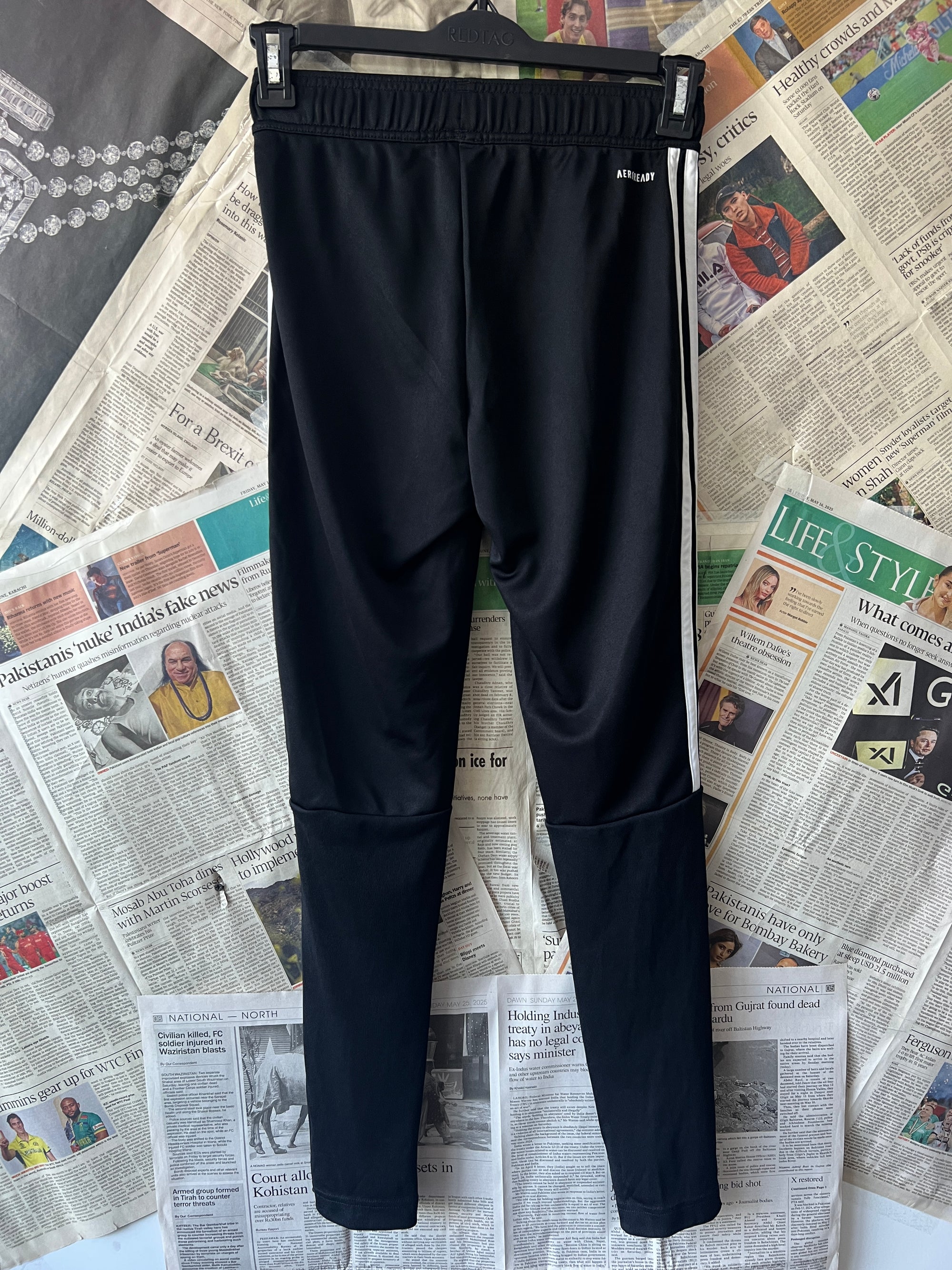 Adid*s® Black | Waist: 22" to 24" | Trouser | 996 - Genuine Maal