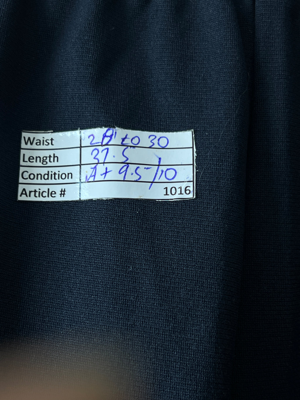 Adid*s® Black | Waist: 28" to 30" | Trouser | 1016 - Genuine Maal