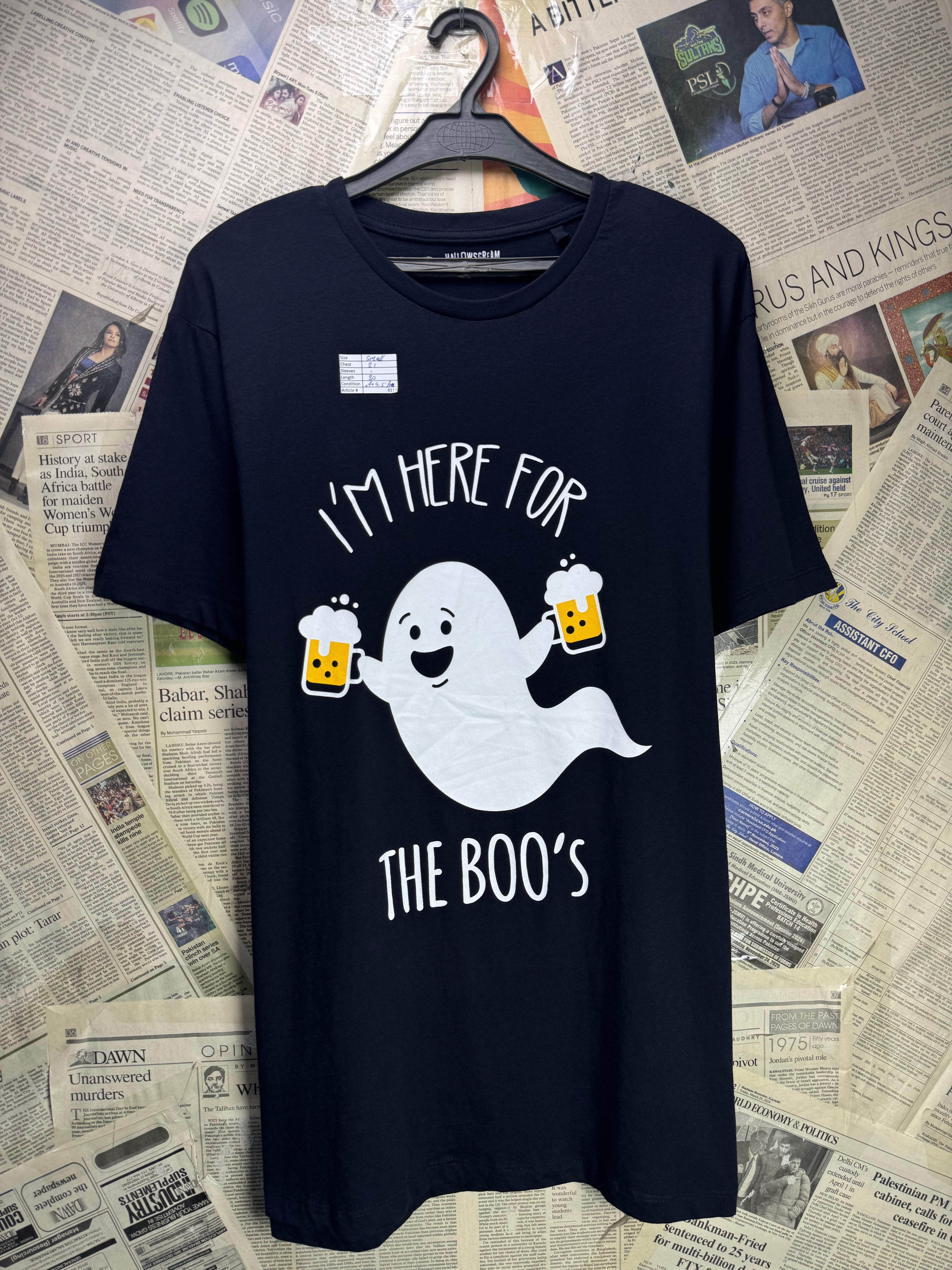 HallowScream® Small | Chest: 21" | Blue | T-Shirt | Cotton | 4113 - Genuine Maal