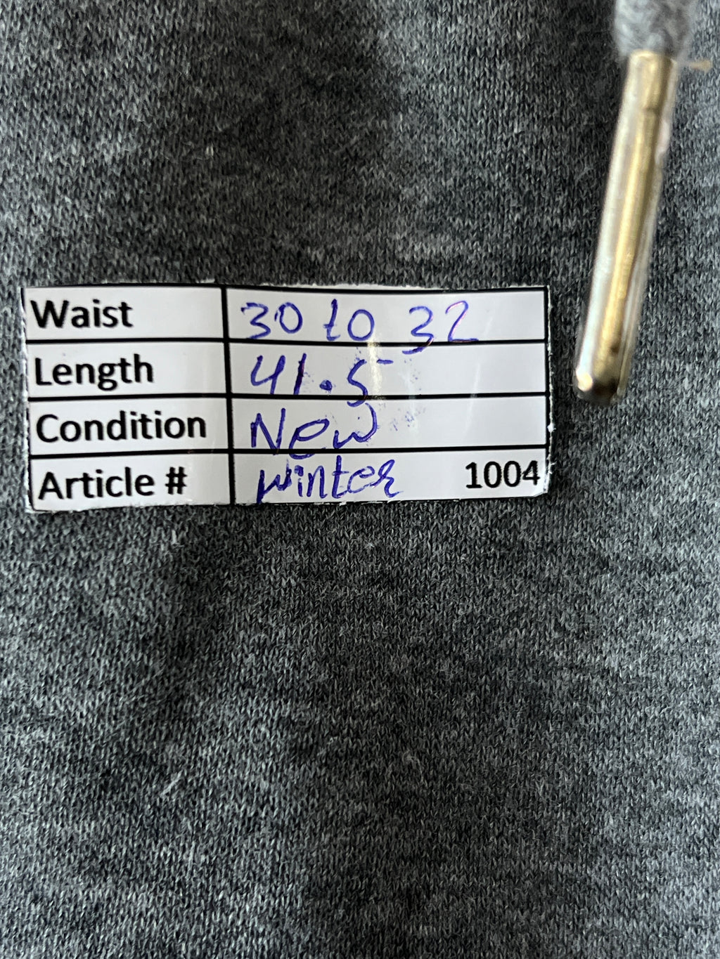 Primark® Grey | Waist: 30" to 32" | Trouser | 1004 - Genuine Maal