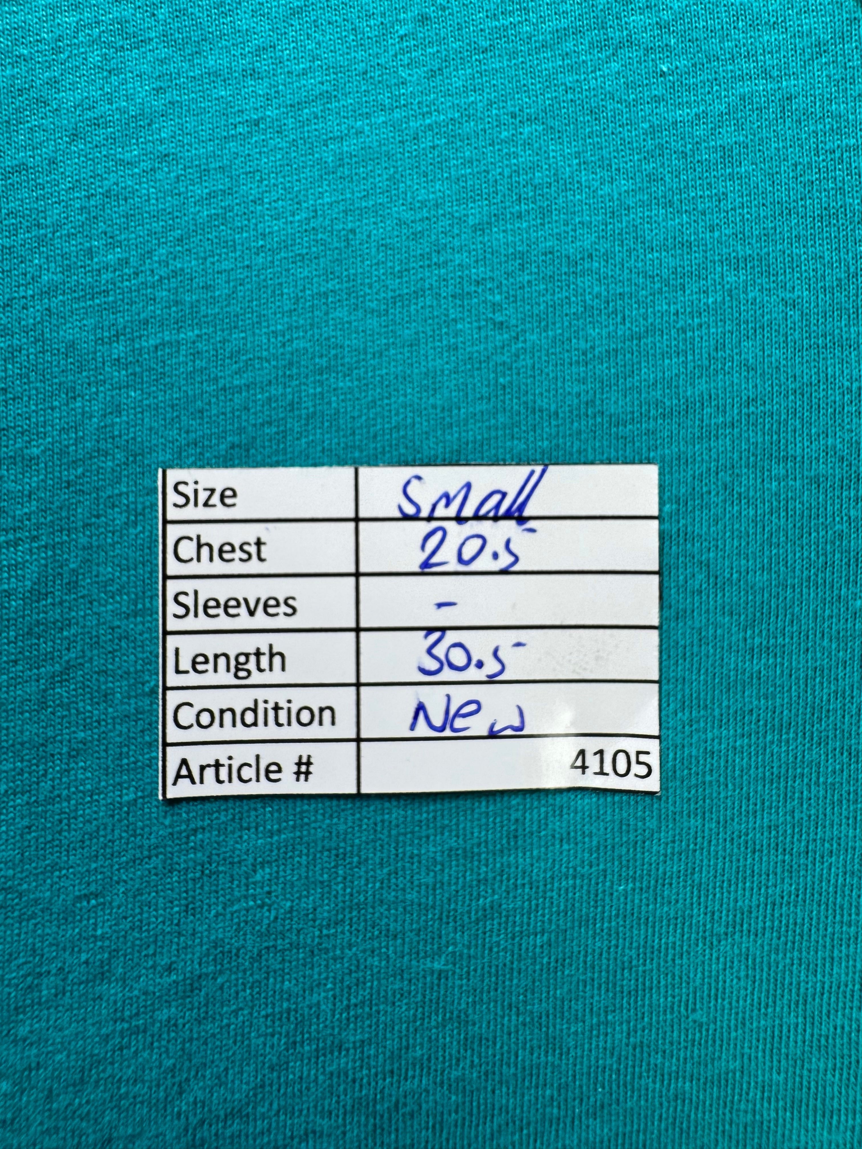 Black Chrome® Small | Chest: 20.5" | Cyan | T-Shirt | 4105 - Genuine Maal