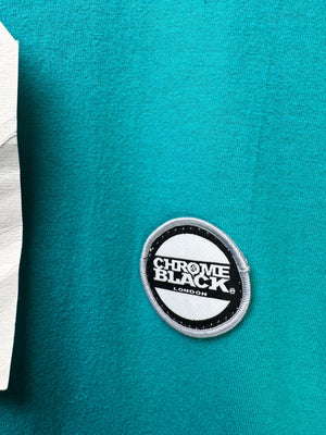 Black Chrome® Small | Chest: 20.5" | Cyan | T-Shirt | 4105 - Genuine Maal