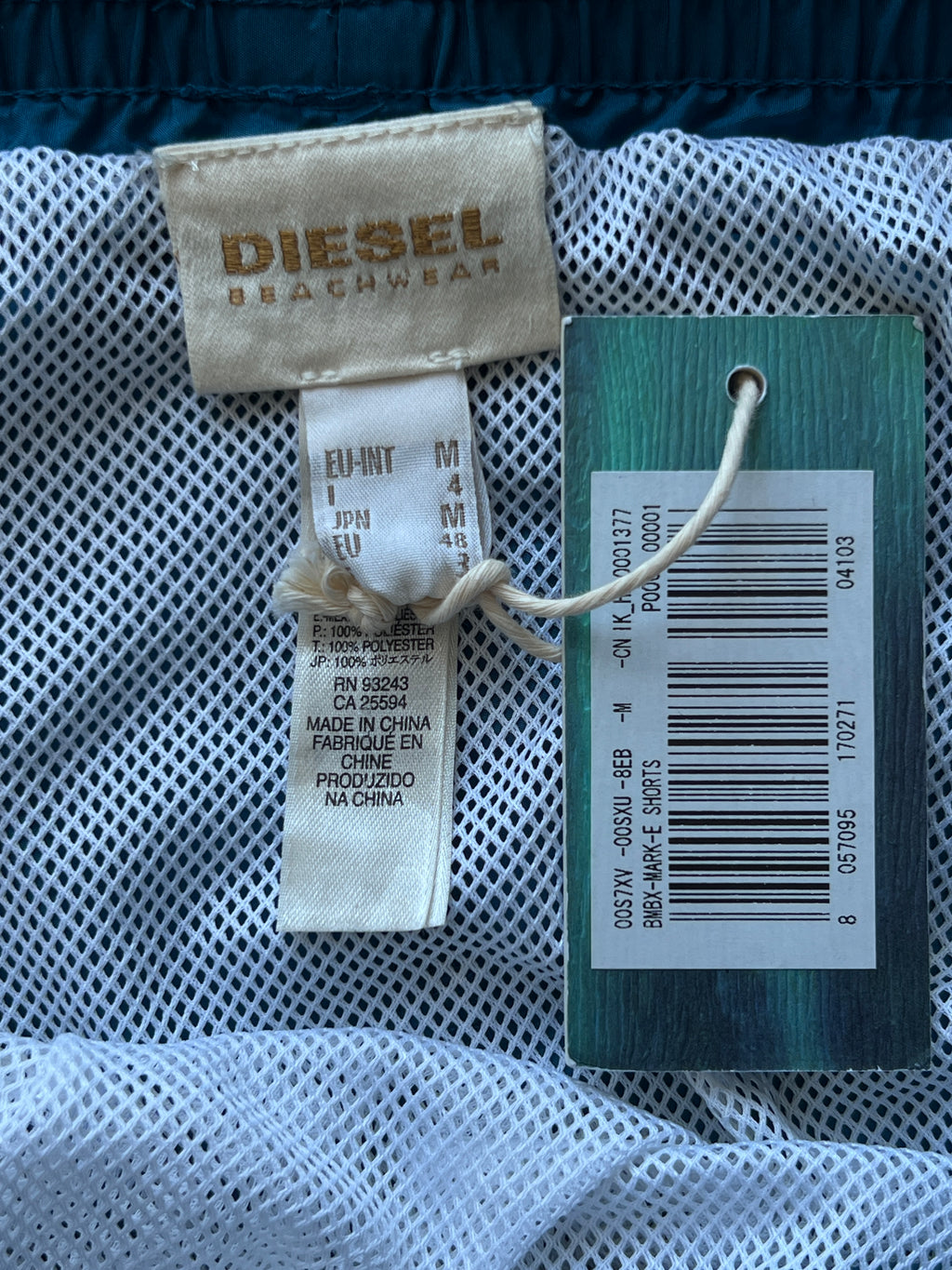 Diesel® Dark Cyan | Waist: 32" to 34" | Shorts | 981 - Genuine Maal