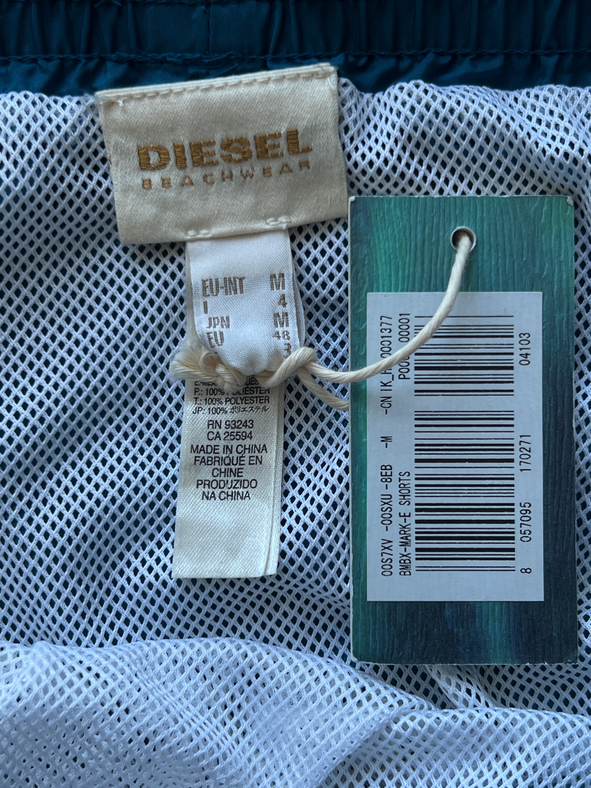 Diesel® Dark Cyan | Waist: 32" to 34" | Shorts | 981 - Genuine Maal