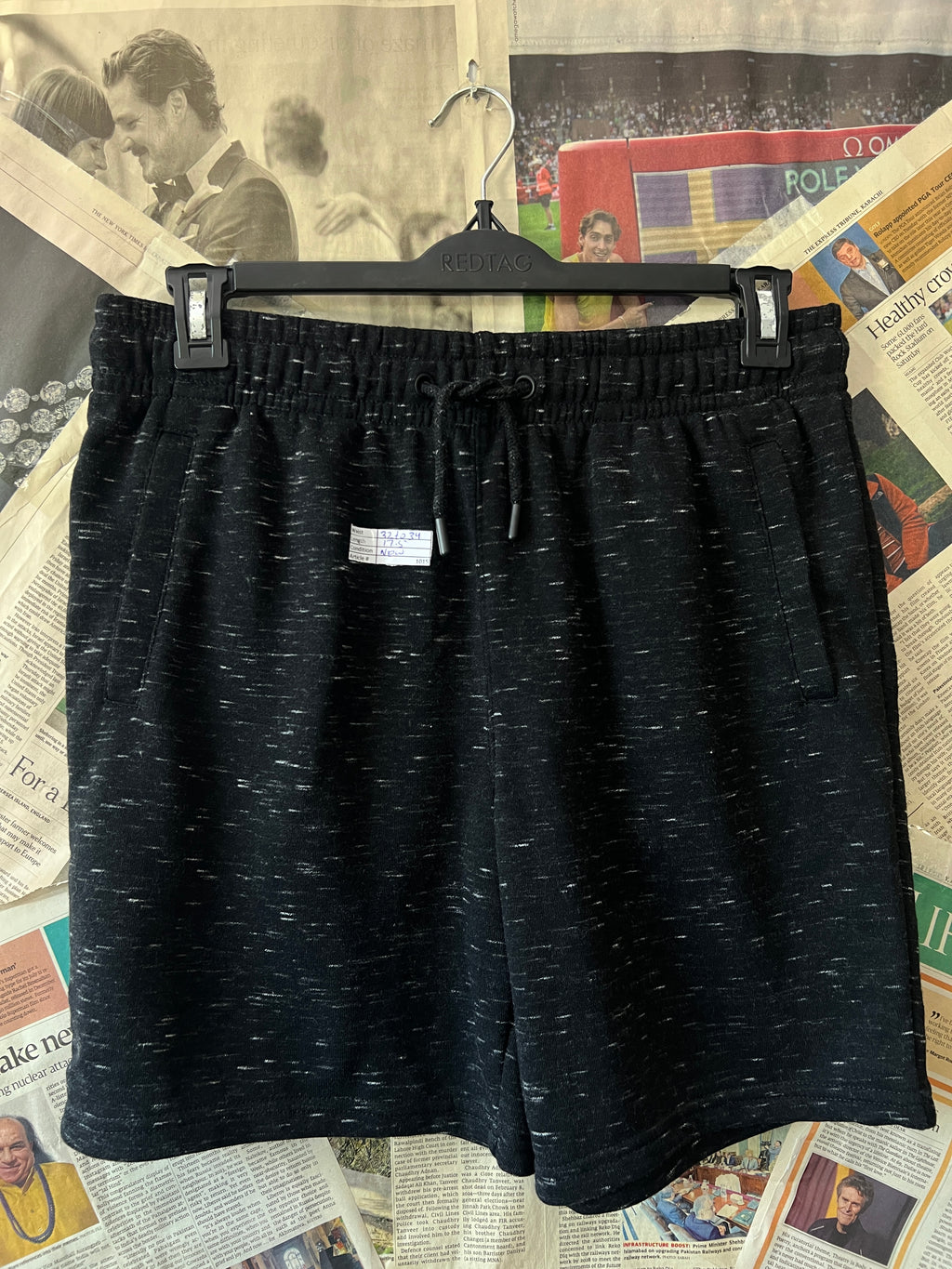 Primark® Charcoal | Waist: 32" to 34" | Shorts | 1015 - Genuine Maal