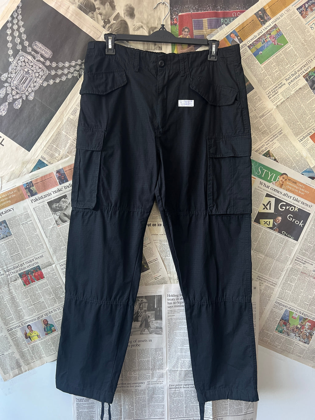LCKR® Black | Waist: 36" to 38" | Cargo Trouser | 1002 - Genuine Maal