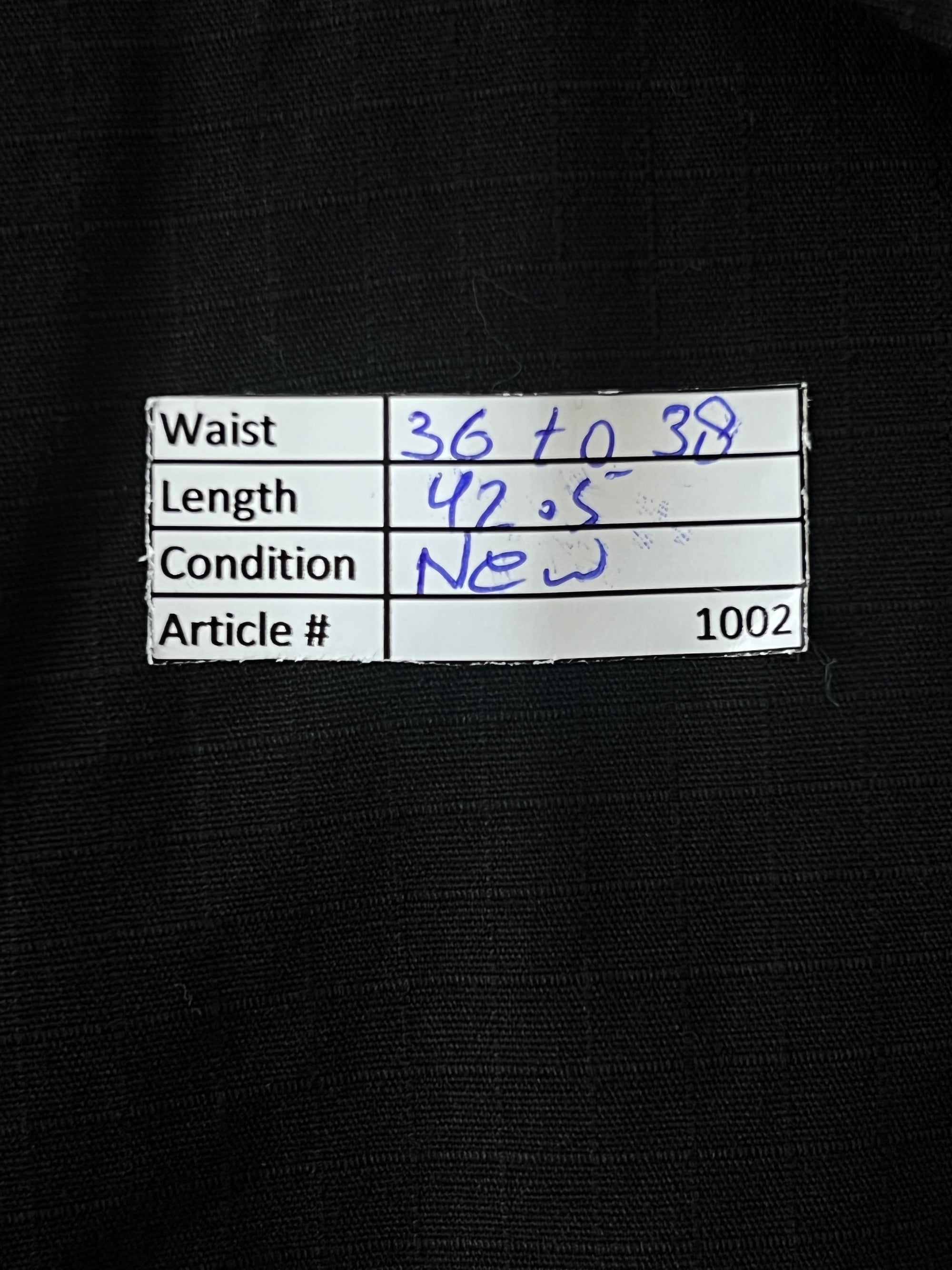 LCKR® Black | Waist: 36" to 38" | Cargo Trouser | 1002 - Genuine Maal