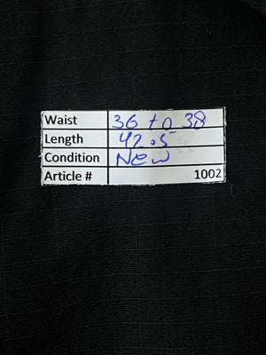 LCKR® Black | Waist: 36" to 38" | Cargo Trouser | 1002 - Genuine Maal